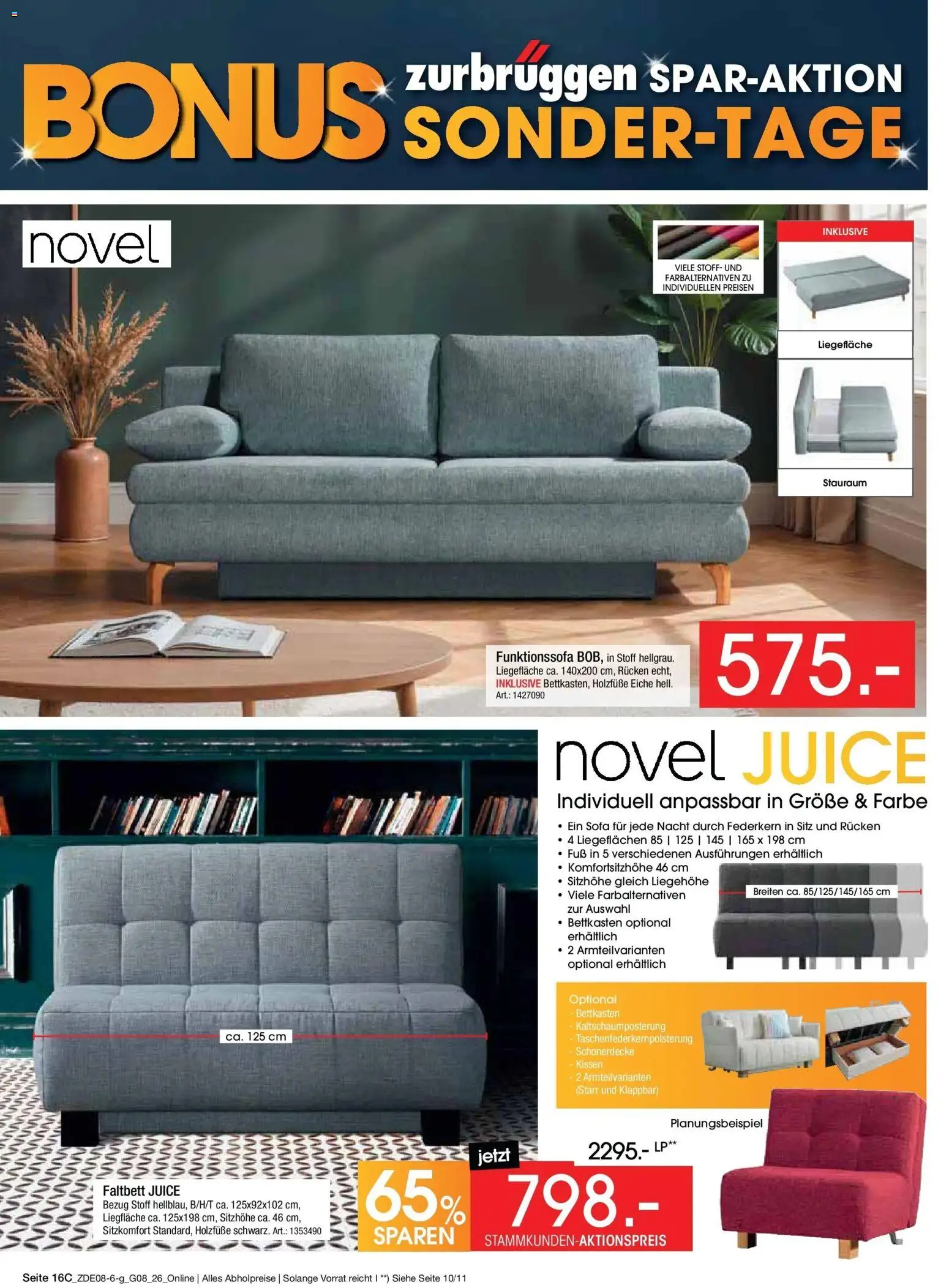 Zurbrüggen - Zurbrüggen: Bonus Sonder-Tage – gültig ab 31.07.2026 | Seite: 22 | Produkte: Kissen, Sofa