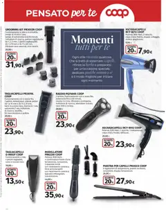 Anteprima del volantino Ipercoop volantino valido a partire dal 27/08/2026 | Pagina: 48 | Prodotti: Pettine, Regolabarba, Adattatore, Asciugacapelli