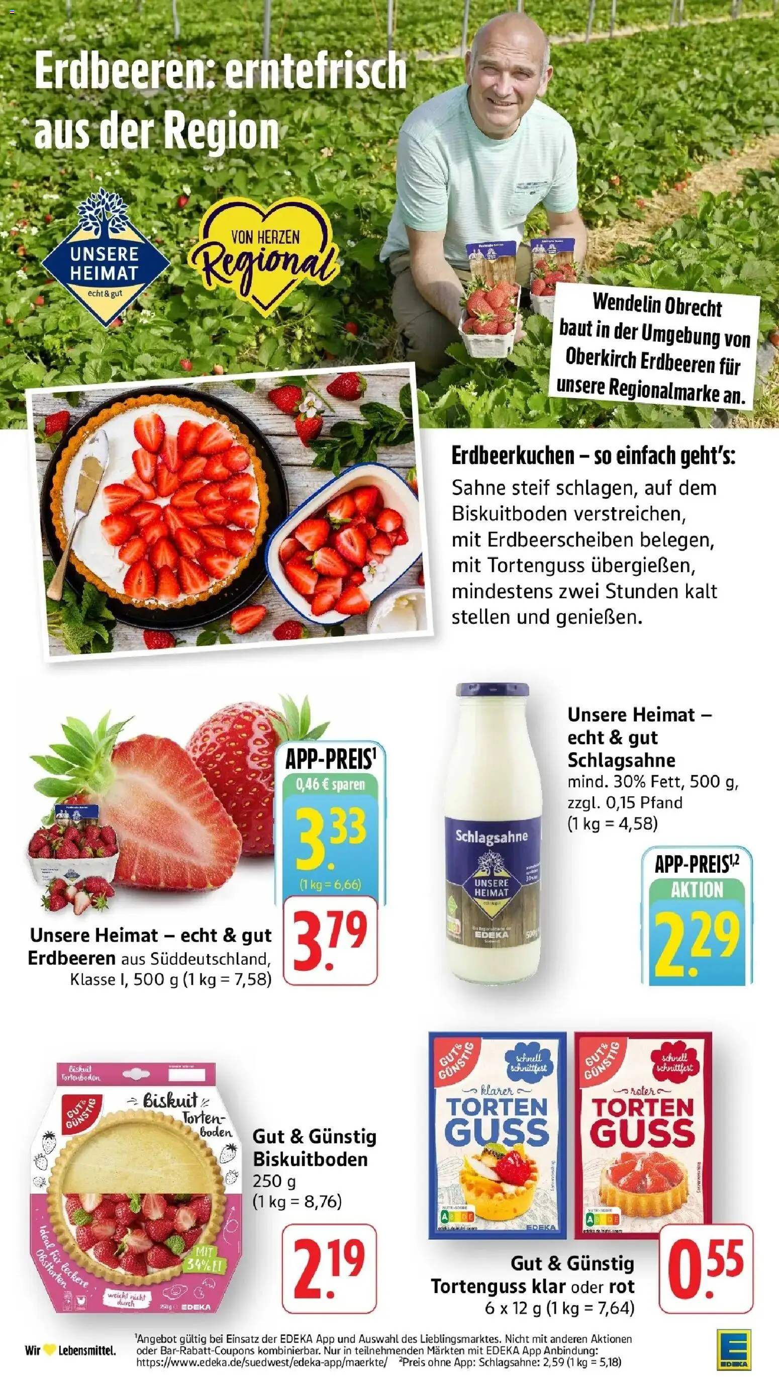 Edeka prospekt Pfungstadt	 – gültig ab 04.05.2026 | Seite: 11 | Produkte: Schlagsahne, Erdbeeren, Sahne