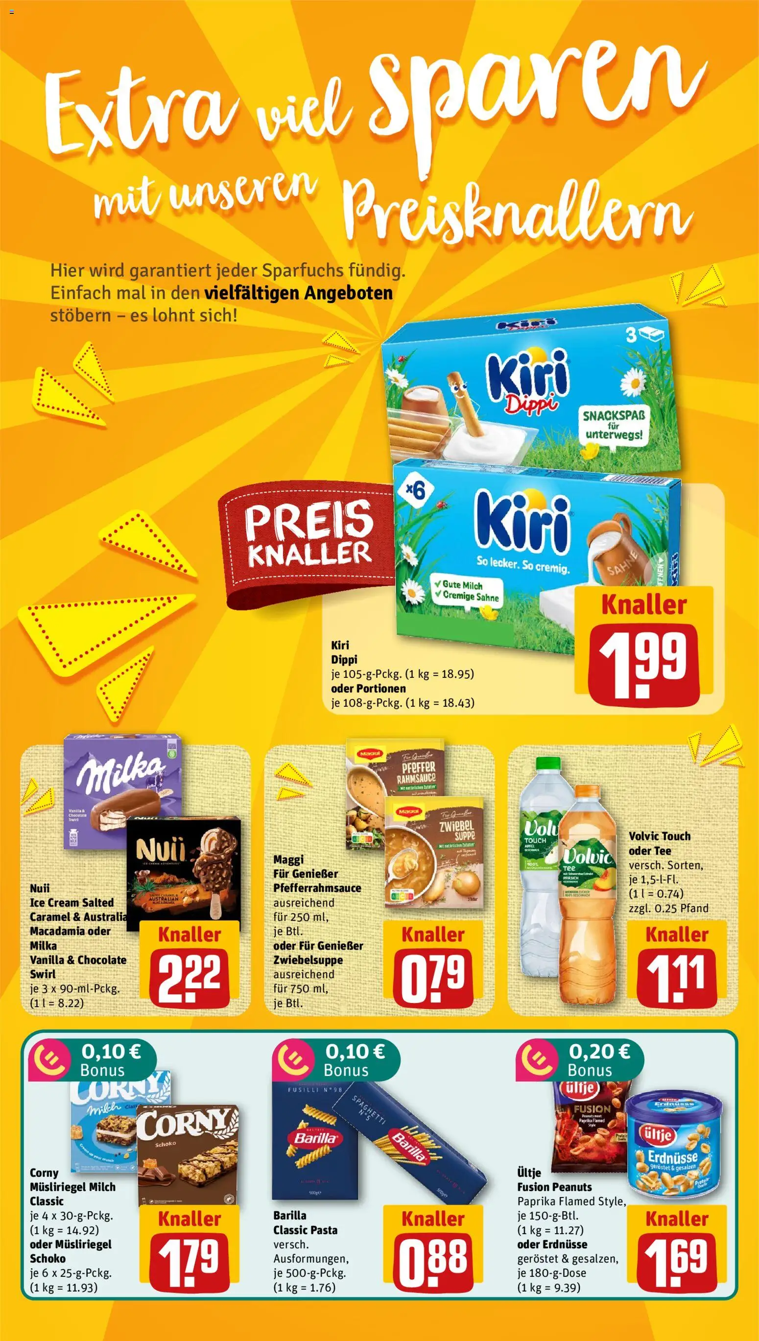 Nahkauf Prospekt – gültig ab 21.09.2026 | Seite: 2 | Produkte: Erdnüsse, Maggi, Spaghetti, Äpfel