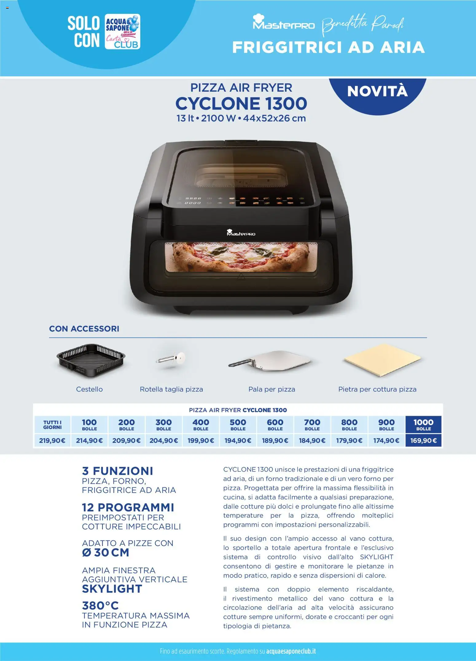 Volantino Acqua e Sapone del 02/11/2026 | Pagina: 17 | Prodotti: Pizza, Dolci, Forno, Friggitrice