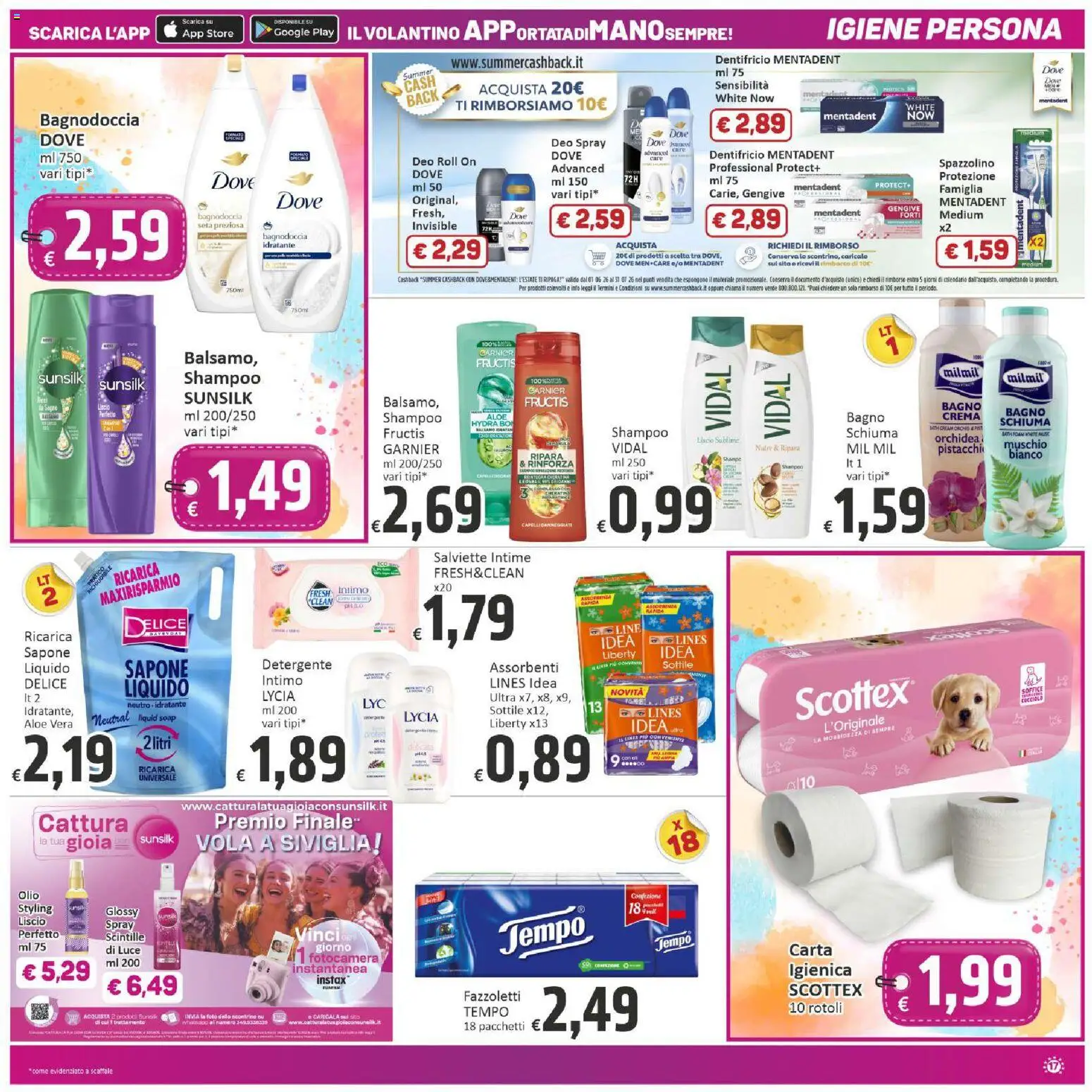 Volantino Paghi Poco del 10/07/2026 | Pagina: 17 | Prodotti: Intimo, Olio, Scaffale, Orchidea