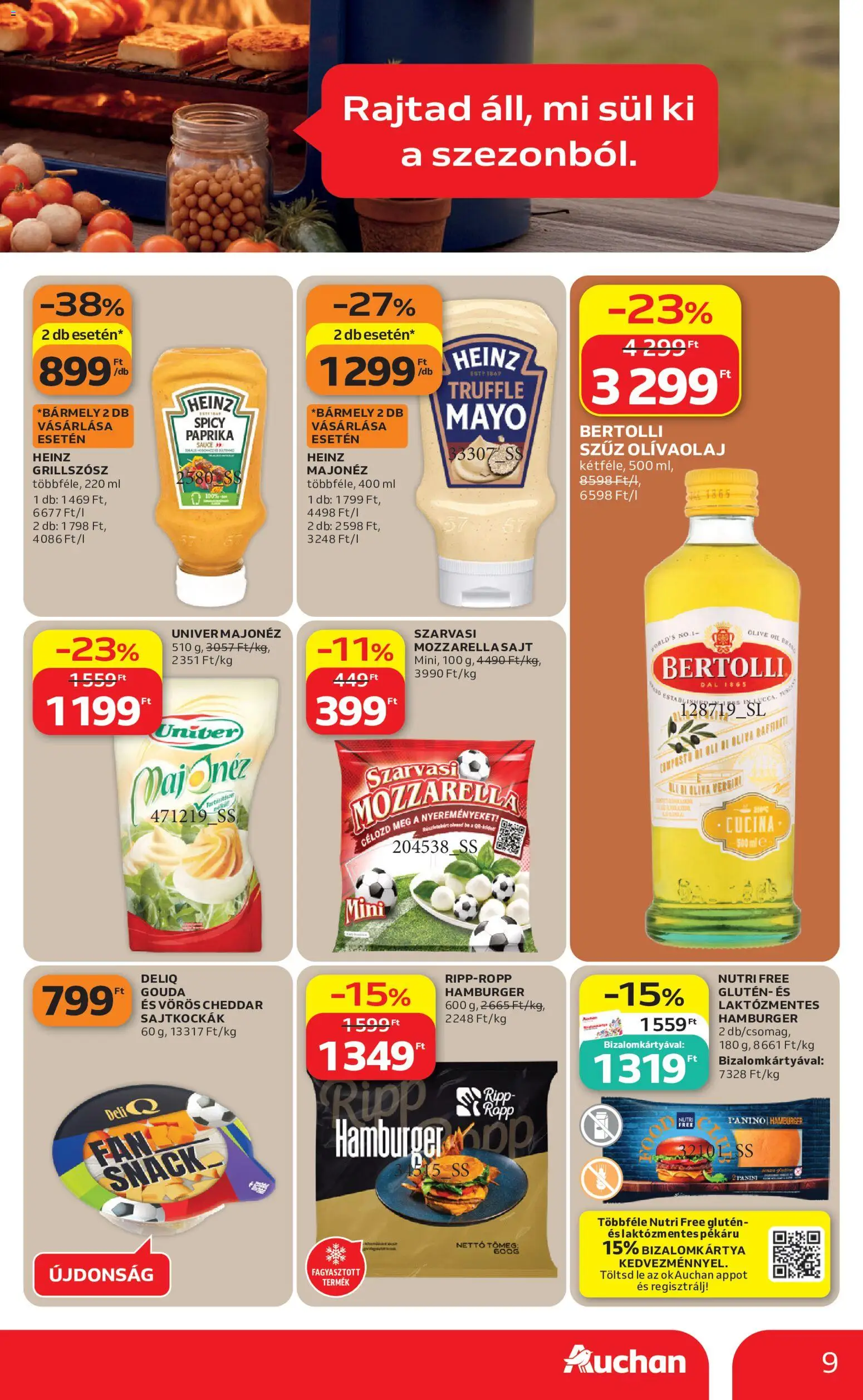 Auchan akciós ujság - amely érvényes a következő dátumtól: 2026.06.25. | Oldal: 9
