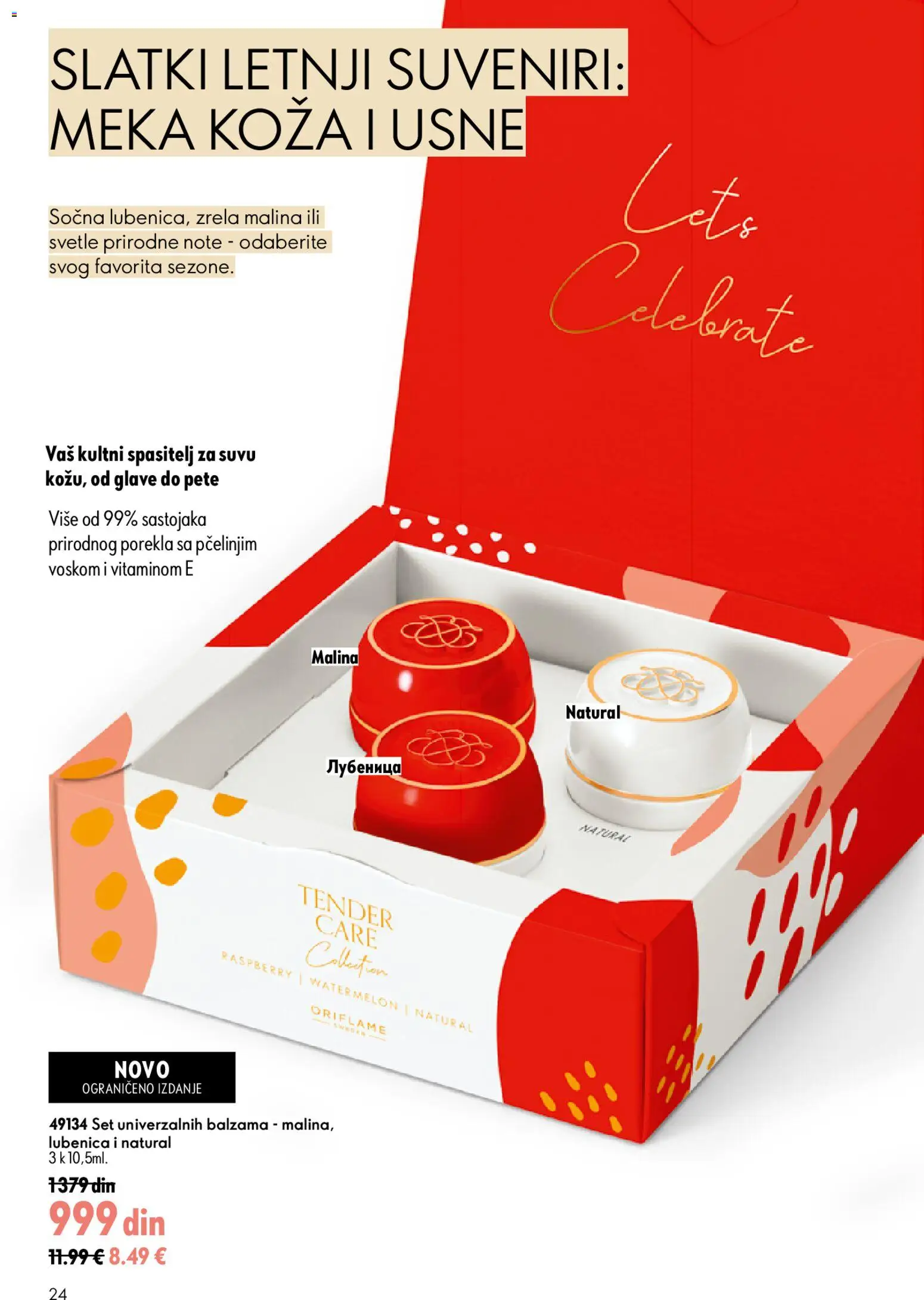 Oriflame katalog - važi od 15.07.2026 | Strana: 24 | Proizvode: Lubenica, Malina
