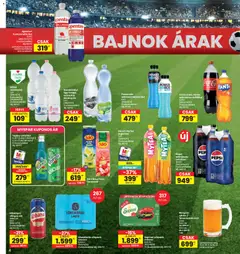 Interspar akciós újság - amely érvényes a következő dátumtól: 11.06.2026 | Oldal: 4 | Termékek: Pepsi, Ásványvíz, Sör, Eper