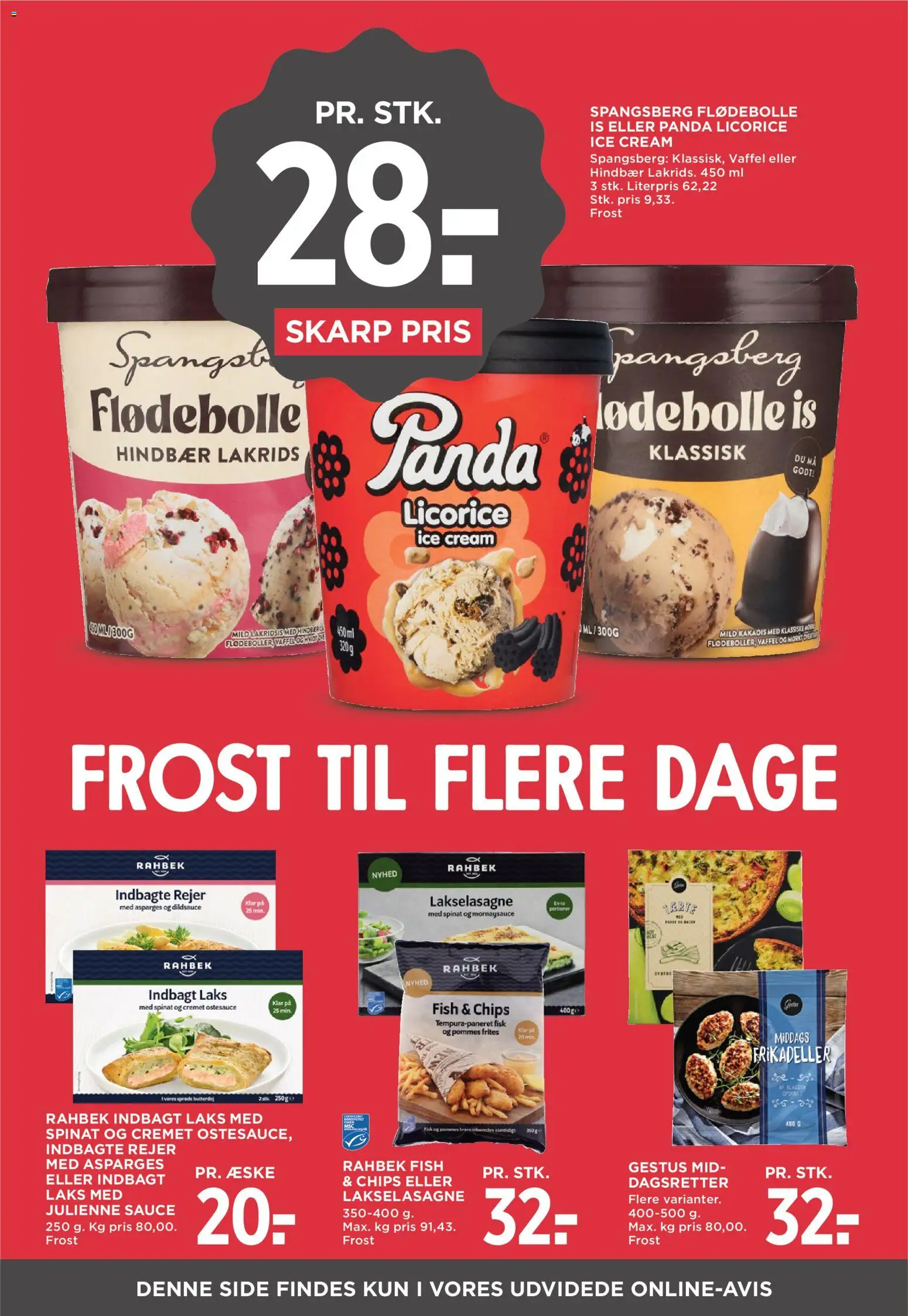 Meny tilbudsavis – gyldig fra 14/08/2026 | Side: 21 | Produkter: Fisk, Frikadeller, Spinat, Laks