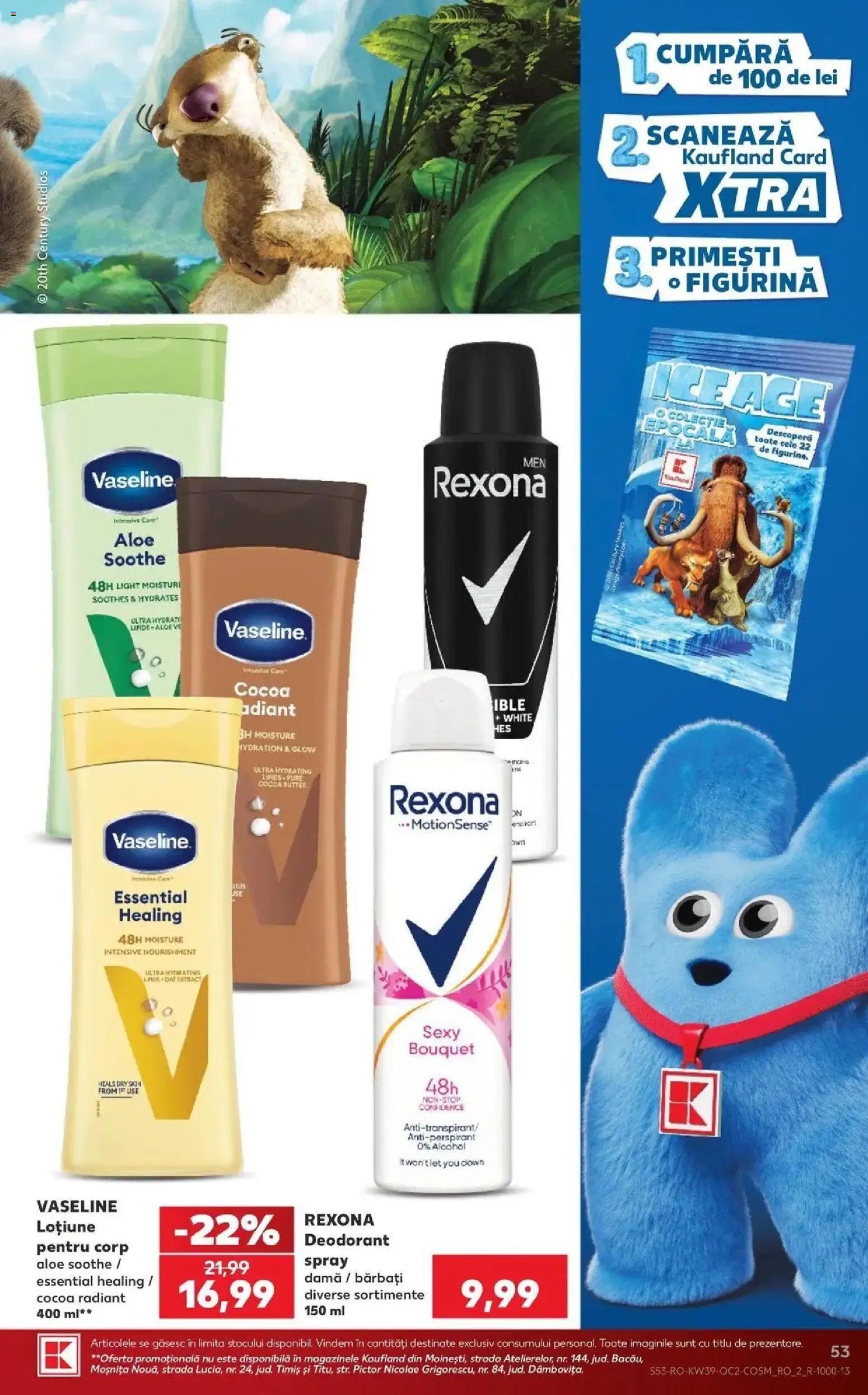 Kaufland Ploiești 23.09.2026 - Revista si Oferta | Pagină: 53 | Produse: Rexona, Deodorant, Antiperspirant