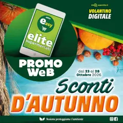 Anteprima del volantino Elite Supermercati volantino Sconti d'Autunno valido a partire dal 23/10/2026
