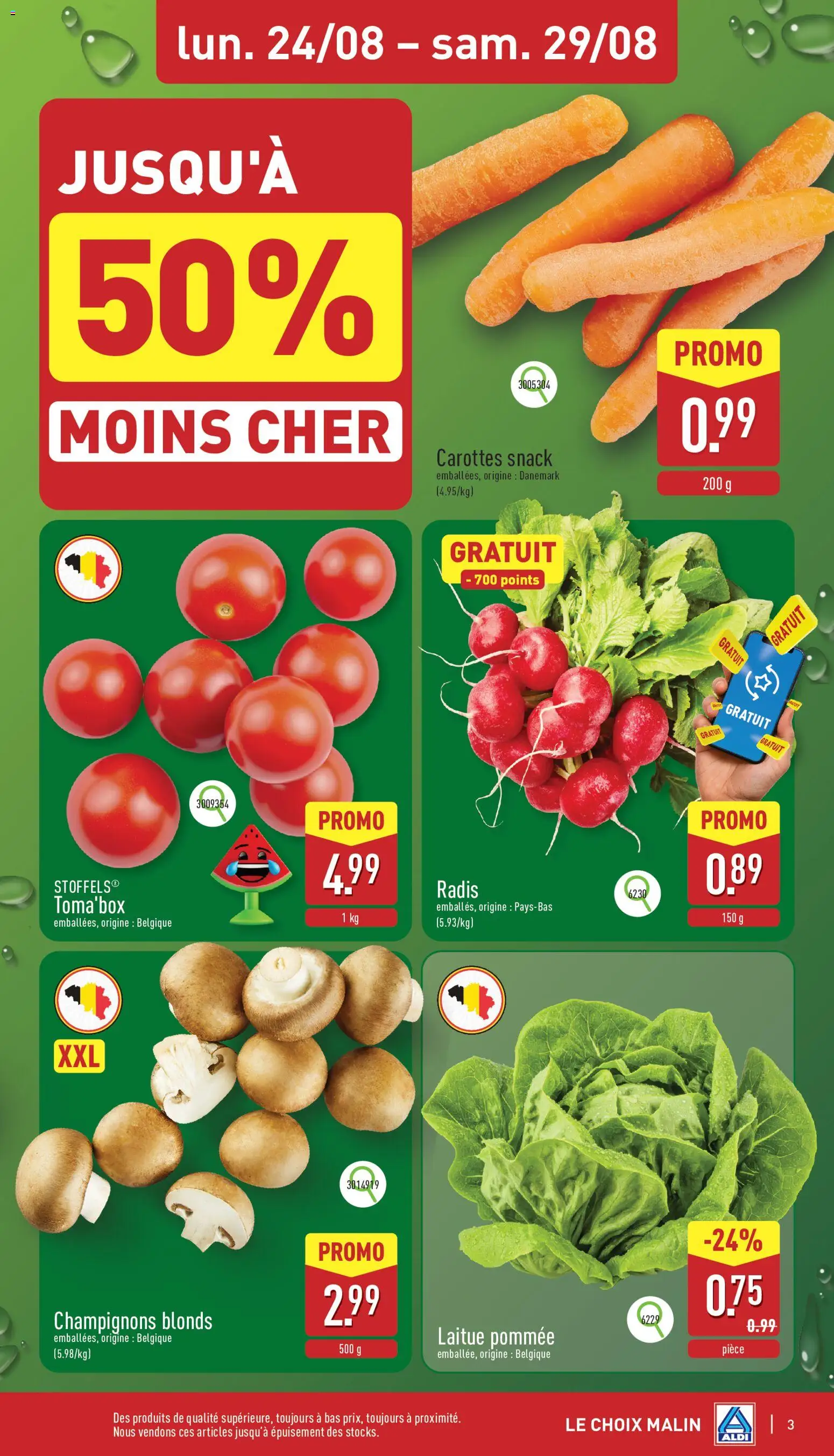 {H1} | Pagina: 3 | Producten: Box, Champignons