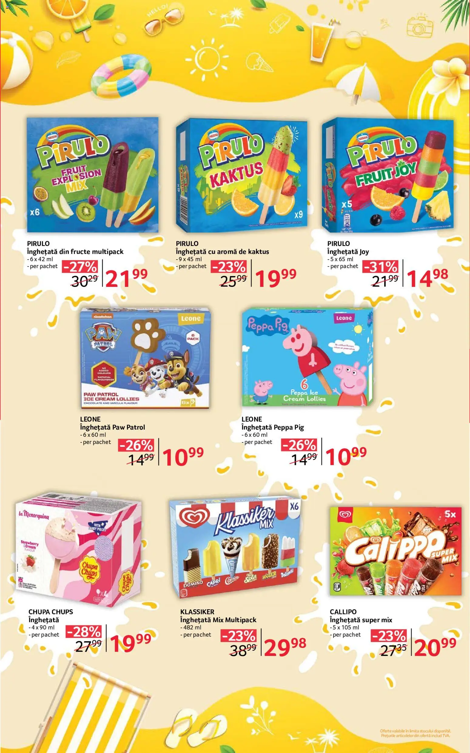 Noul catalog Selgros – valabil de la 07.08.2026 | Pagină: 8 | Produse: Înghețată, Fructe