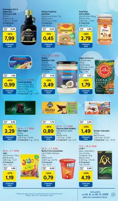 Tesco leták platný od 24.06.2026 | Strana: 39 | Produkty: Olej, Sardinky, Kinder, Šošovica