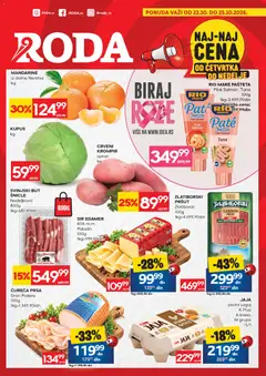 Roda katalog Naj-naj cena od četvrtka do nedelje - pregled Roda kataloga - važi od 22.10.2026