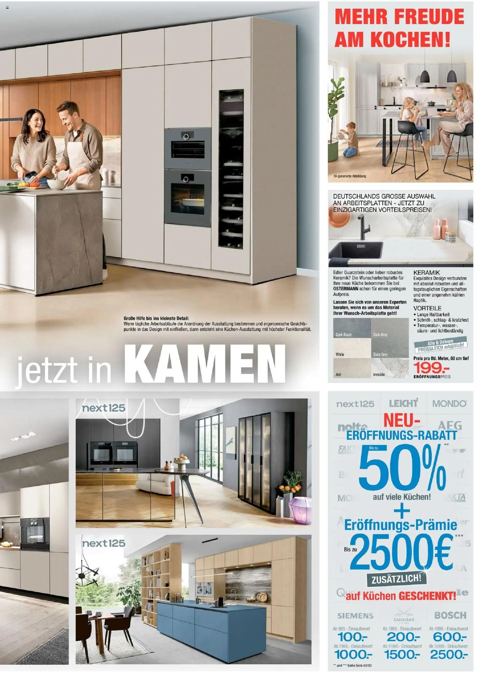 Ostermann Prospekt – gültig ab 31.10.2026 | Seite: 9 | Produkte: Siemens, Küche, Wasser, Kuchen
