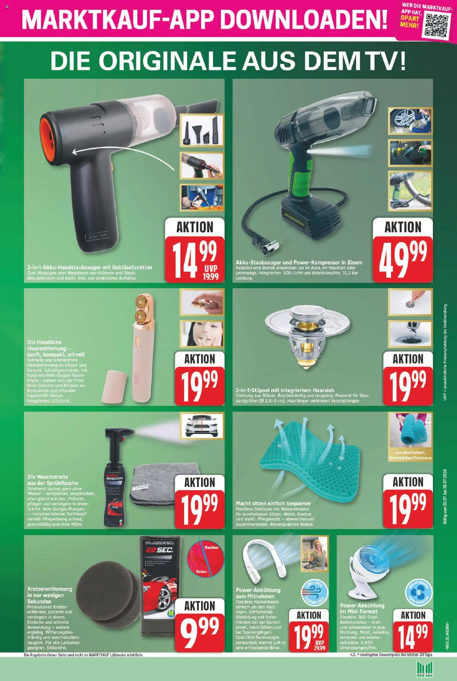Marktkauf Prospekt – gültig ab 20.07.2026 | Seite: 21 | Produkte: Wasser, TV