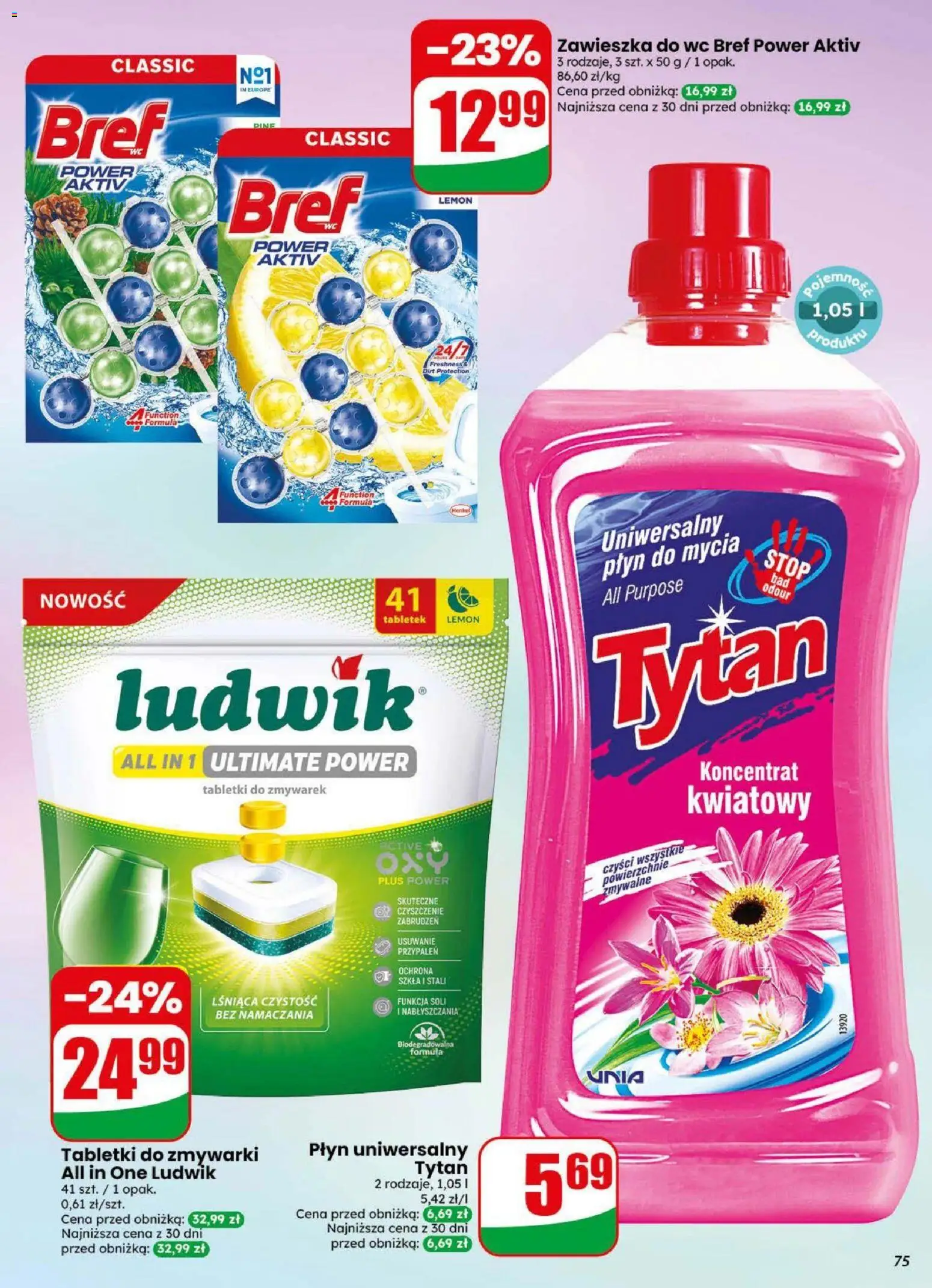 Dino gazetka od 19.08.2026 | Strona: 75 | Produkty: Tabletki do zmywarki