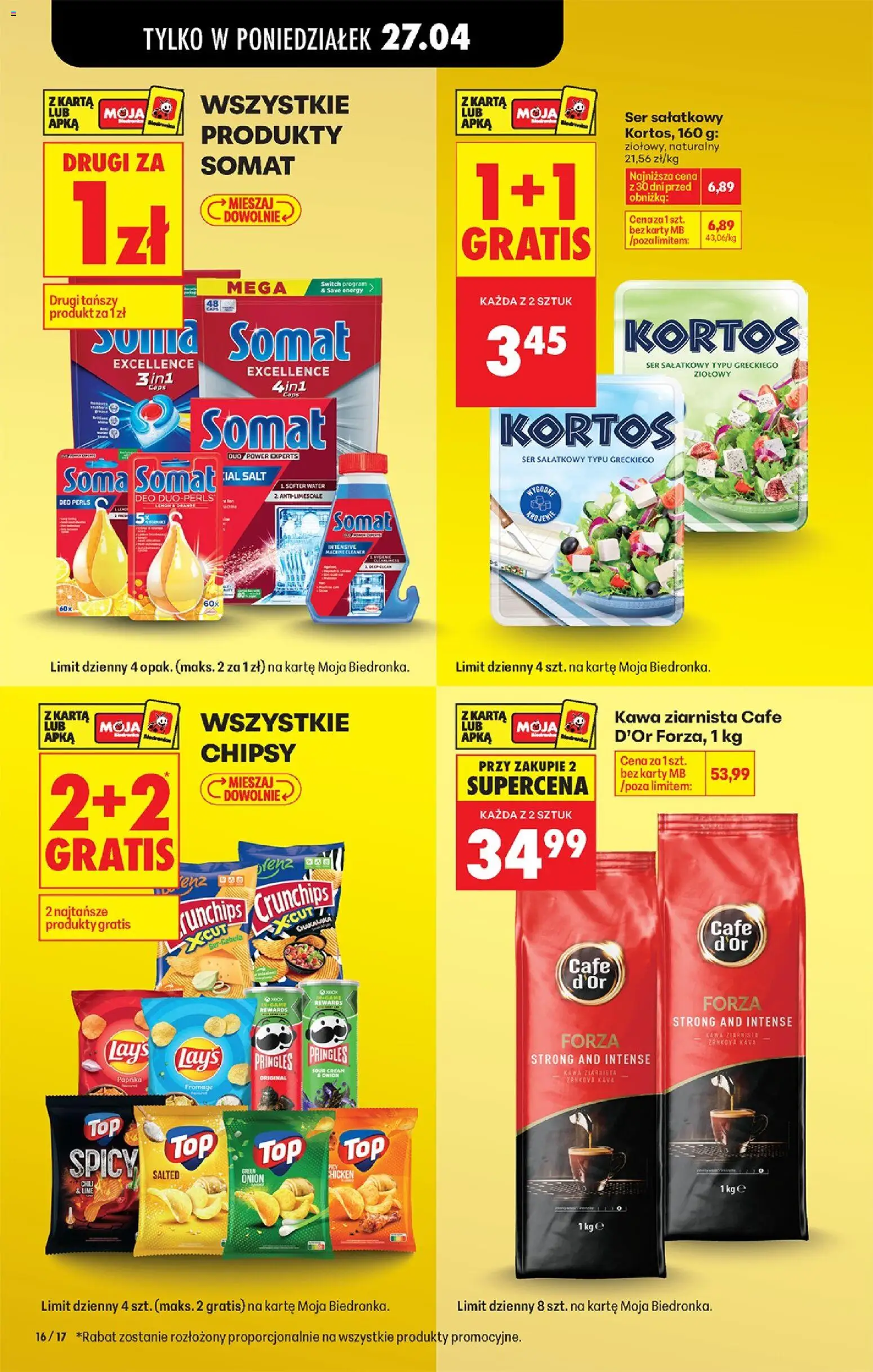 Biedronka gazetka od poniedziałku od 27.04.2026 | Strona: 32 | Produkty: Mango, Czekolada, Herbata, Ciastka