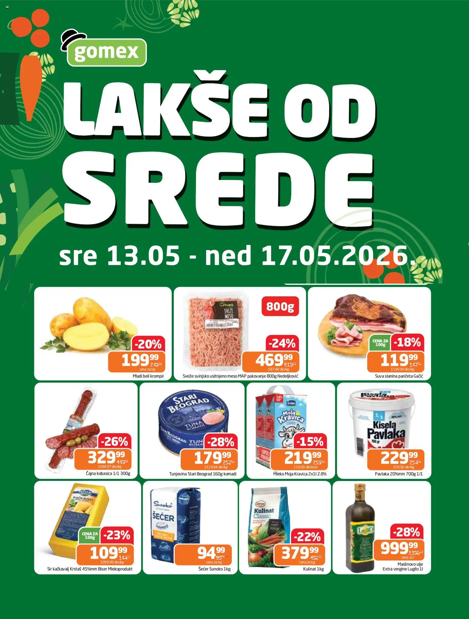 Gomex katalog - važi od 13.05.2026 | Strana: 1
