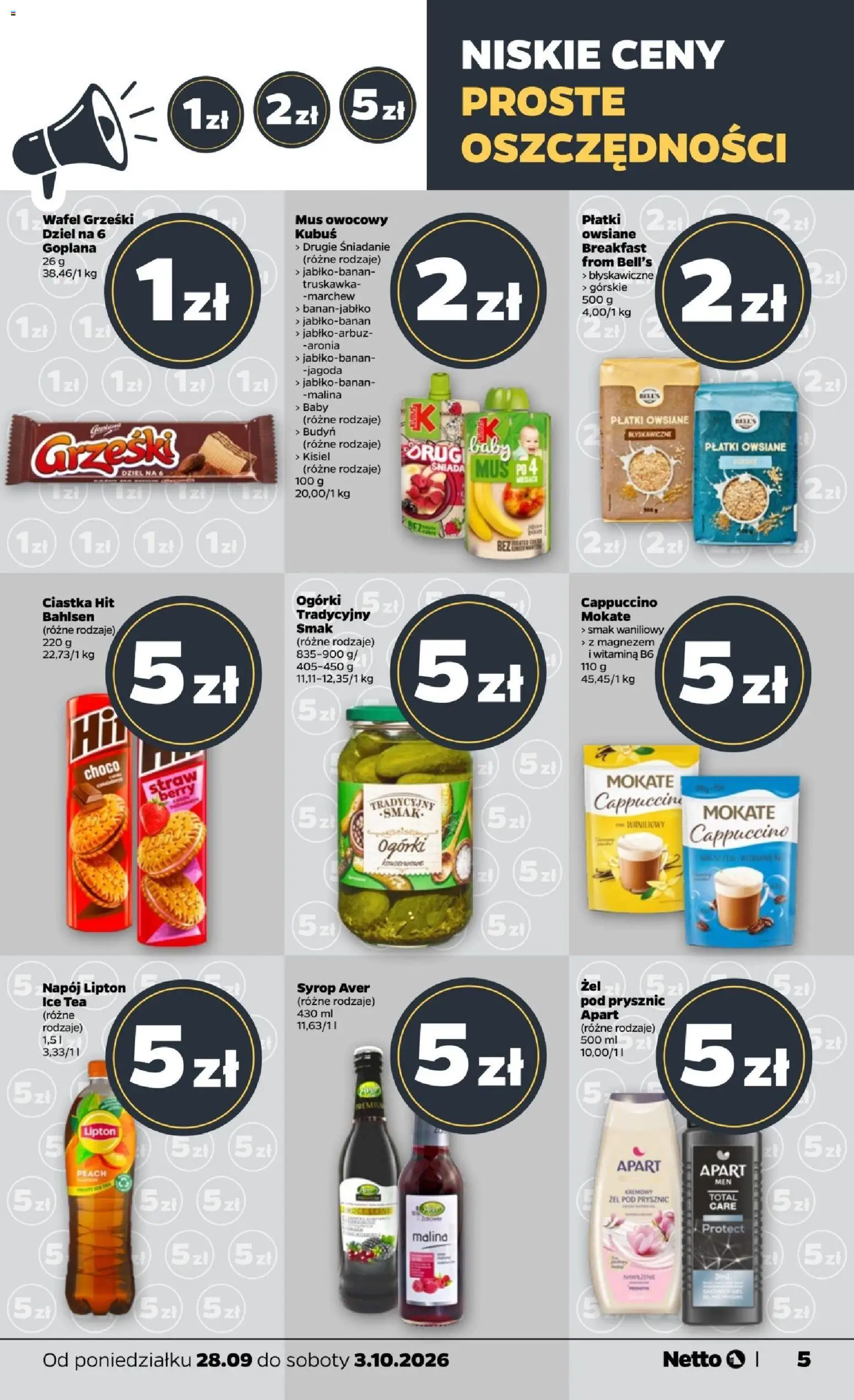 Netto gazetka od poniedziałku od 28.09.2026 | Strona: 5