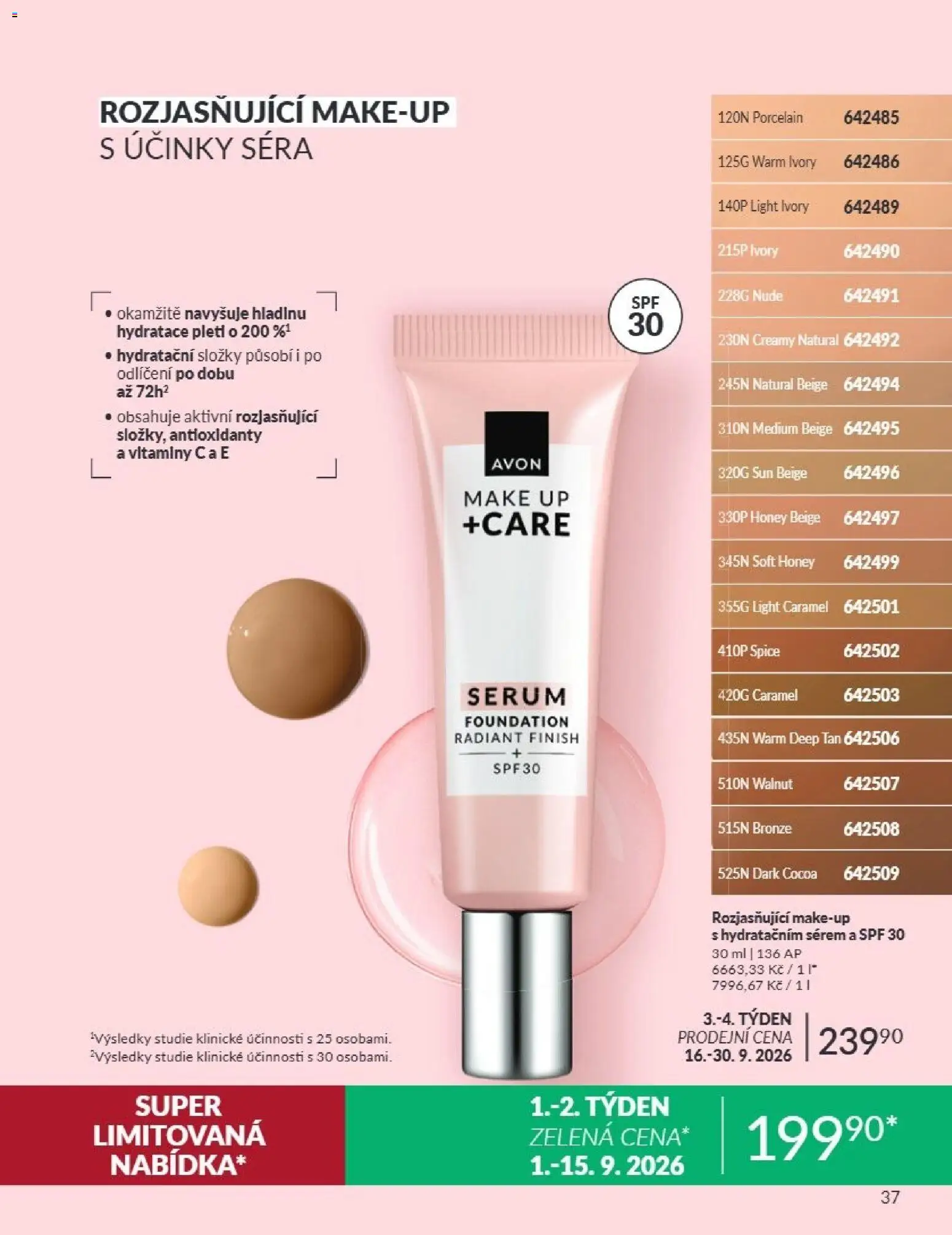 Avon Katalog 09/2026 od 01.09.2026 | Strana: 37 | Produkty: Finish, Makeup, Sérum, Vitamíny
