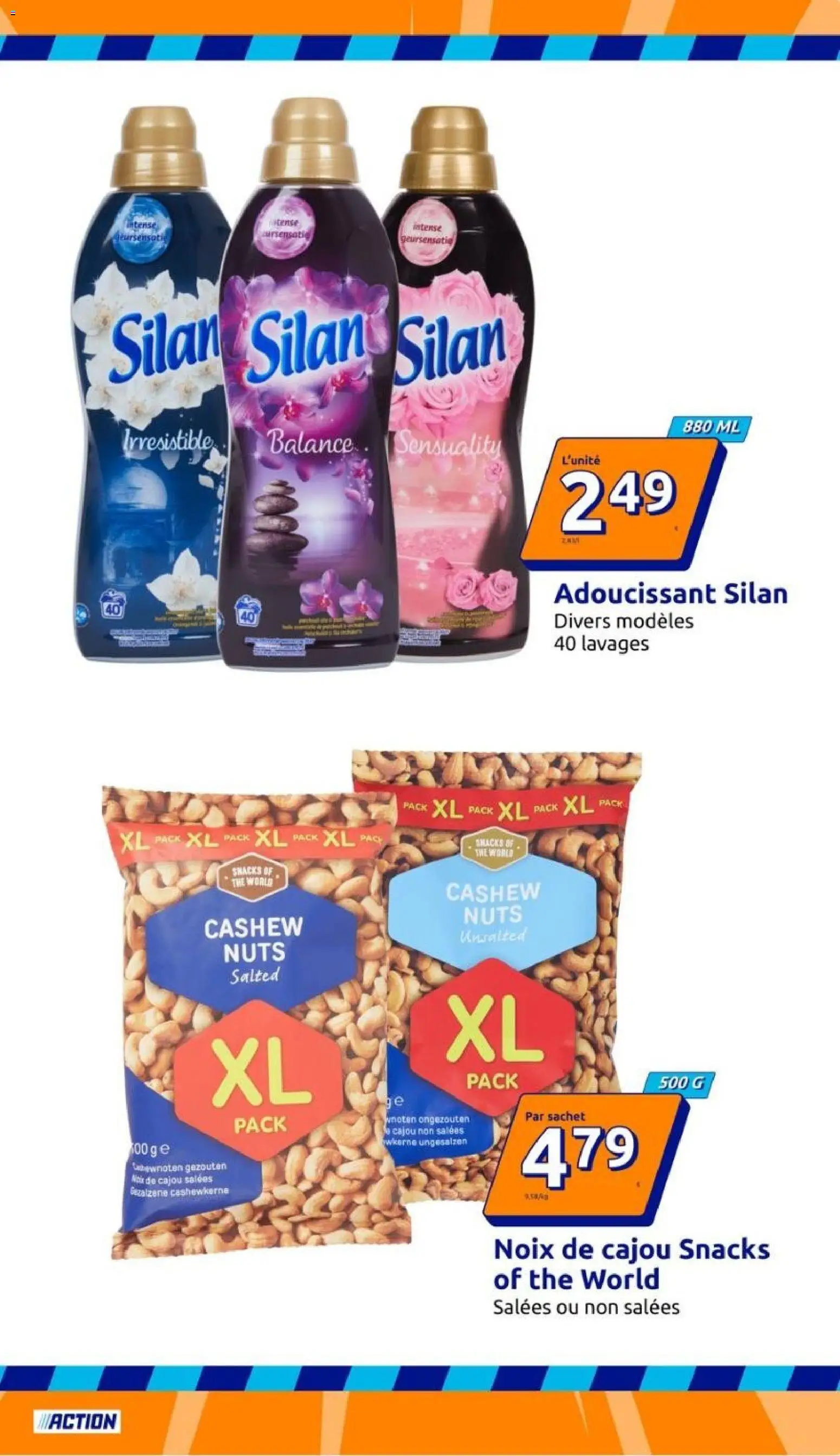 {H1} | Page: 19 | Produits: Noix de cajou, Adoucissant, Thé, Noix