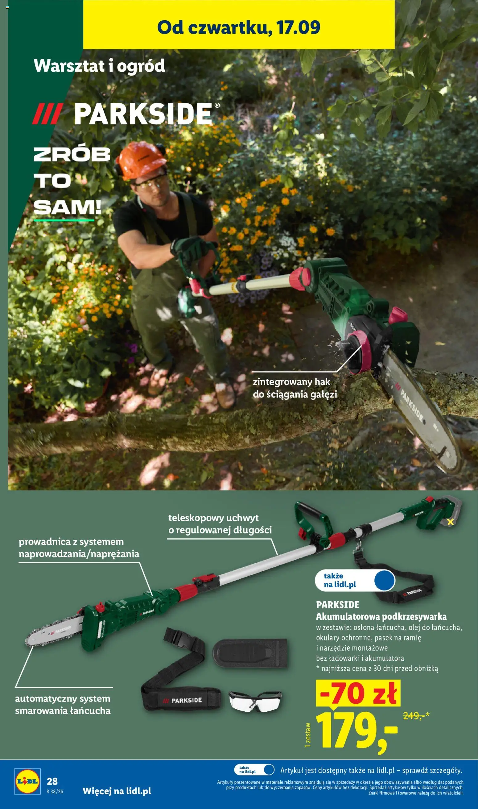 Lidl Polsko katalog od 14.09.2026 | Strana: 36 | Produkty: Olej, Parkside