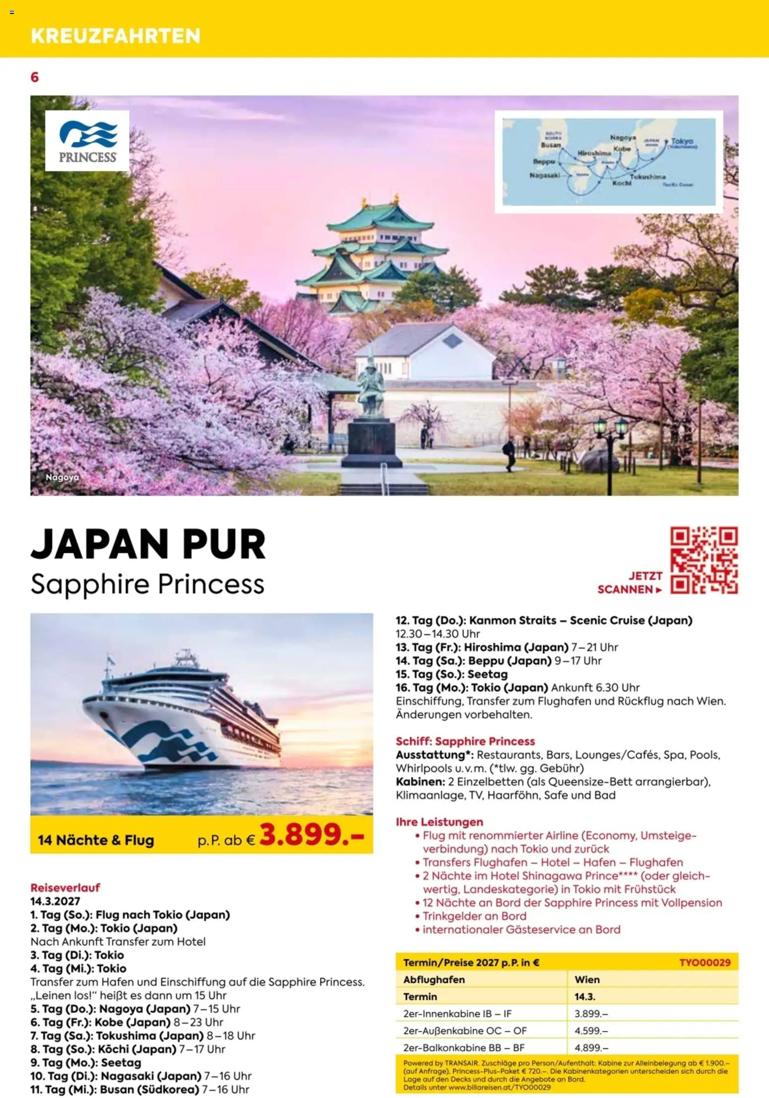 Billa - Billa Reise Kreuzfahrten Rundreise Erlebnisreisen gültig ab 18.05.2026 | Seite: 6