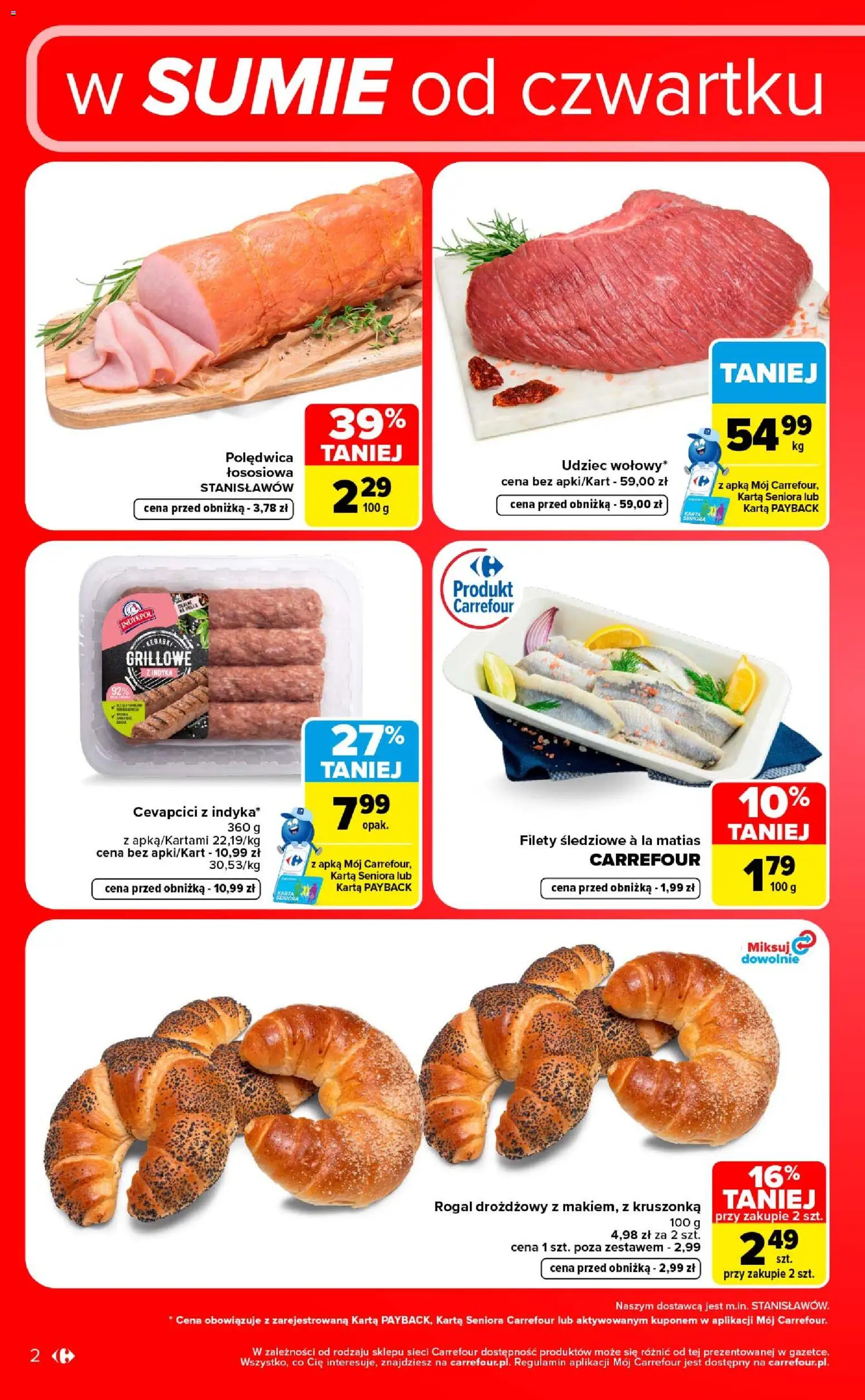 Carrefour gazetka - Weekend okazji od 03.09.2026 | Strona: 2 | Produkty: Karta