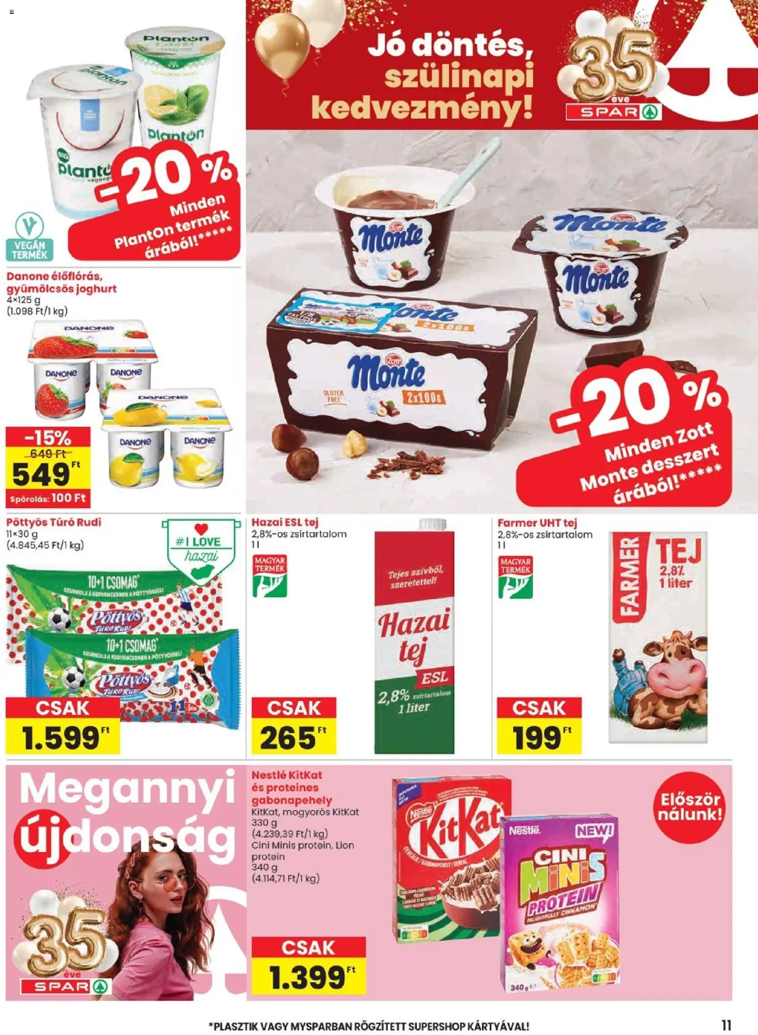 Spar akciós ujság - amely érvényes a következő dátumtól: 25.06.2026 | Oldal: 11