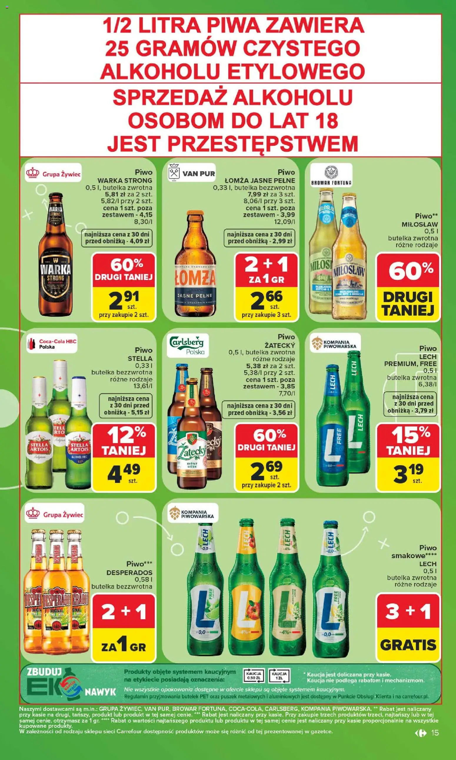 Carrefour gazetka od 08.06.2026 | Strona: 17 | Produkty: Warka, Piwo Warka, Piwo