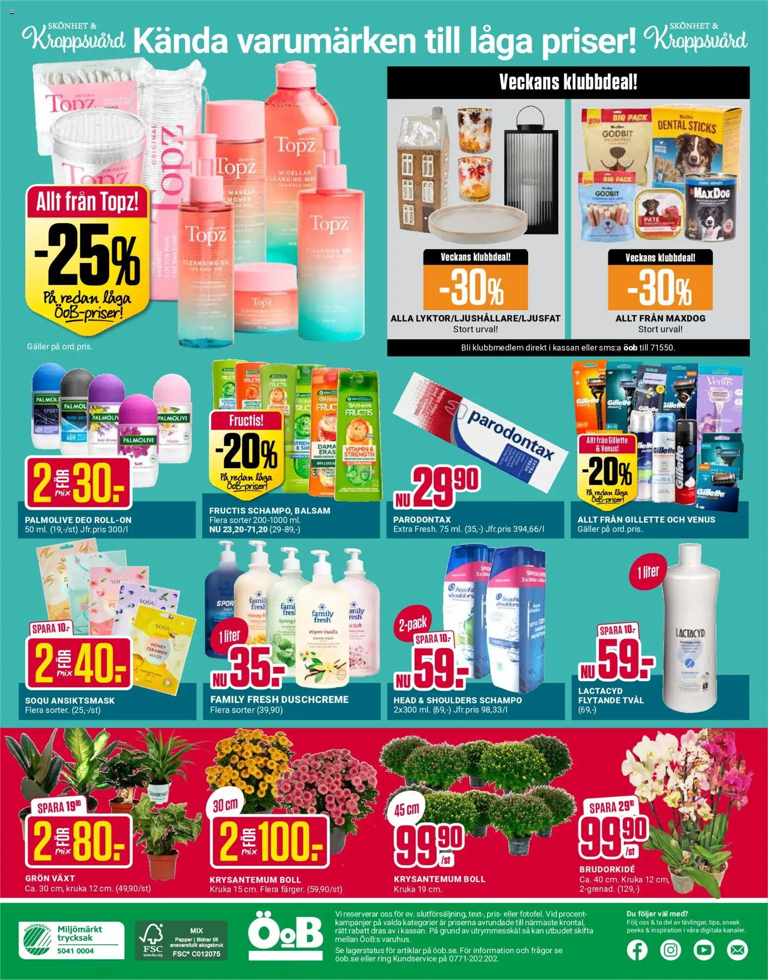 ÖoB reklamblad aktuell från 10/08/2026 | Sida: 12 | Produkter: Schampo, Balsam, Mask, Tvål