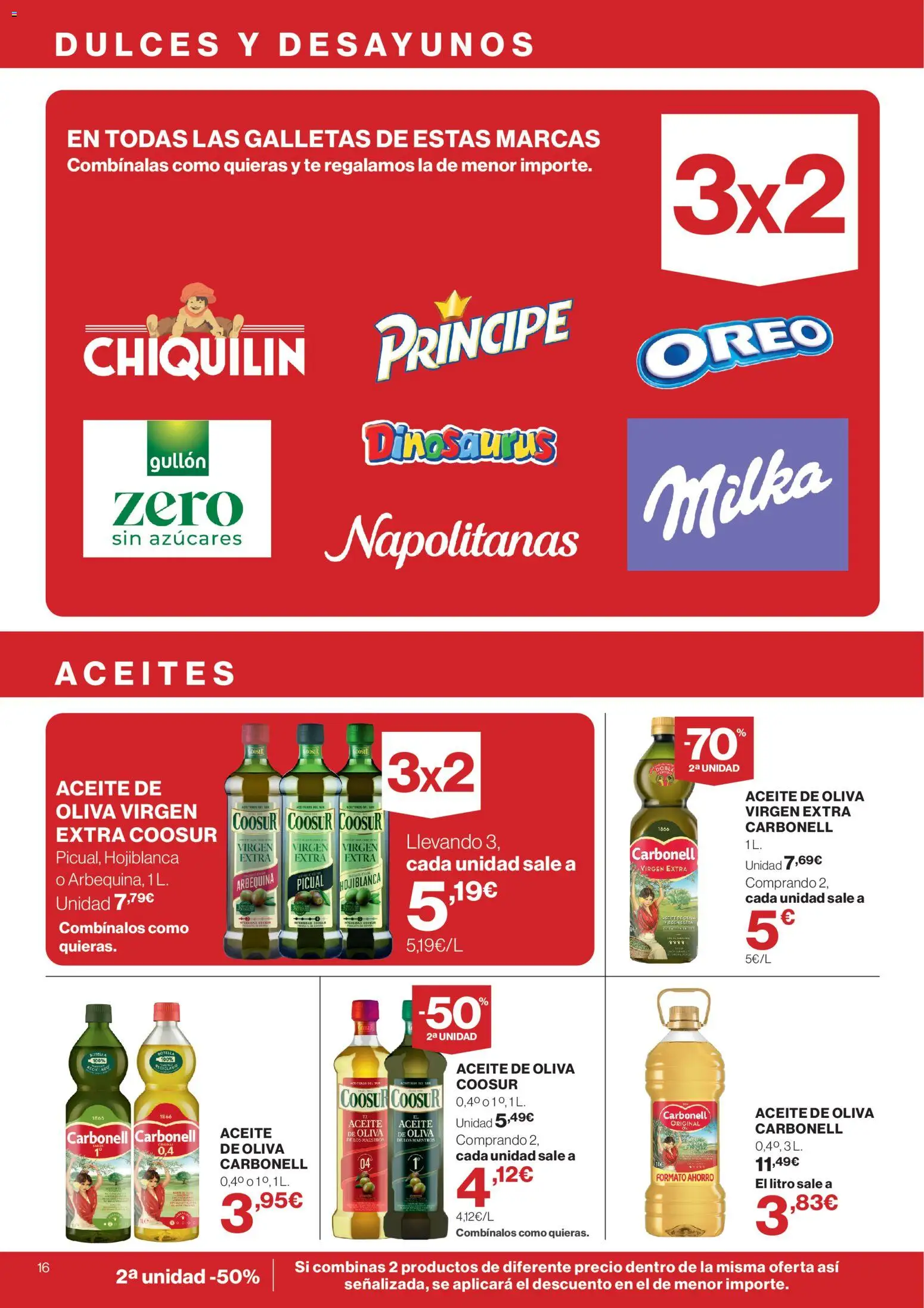 Hipercor catálogo │ válido desde el 15/10/2026 | Página: 16 | Productos: Oreo, Aceite, Té, Aceite de oliva