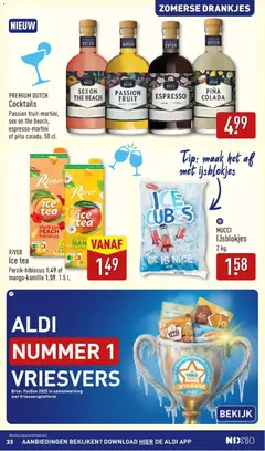 Aldi folder - Buiten eten - Voorbeeld van een folder van Aldi, geldig van 24-08-2026 | Pagina: 33 | Producten: Martini, Zalm, Schnitzels, Groenten