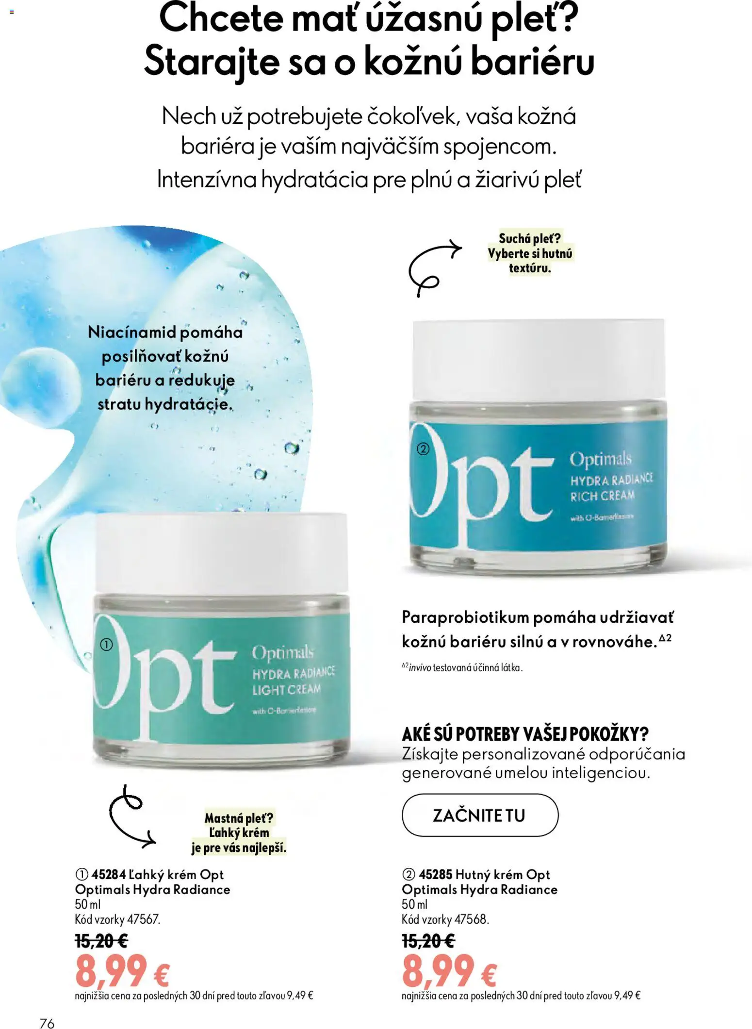 Nové Oriflame akcie – leták je platný od 09.09.2026 | Strana: 76 | Produkty: Krém