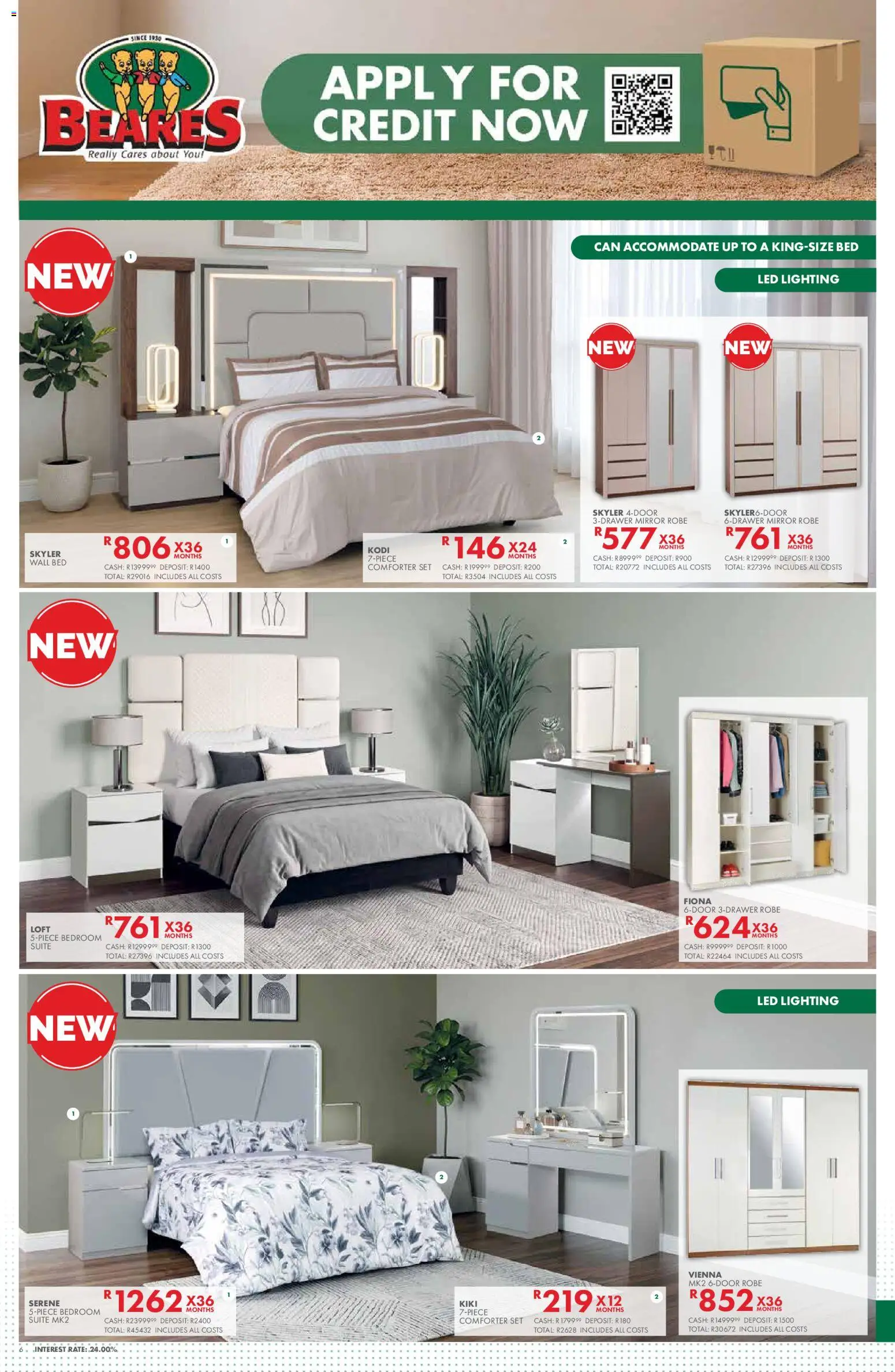 New Beares catalogue – valid from 10/08/2026 | Page: 6 | Products: Bed, Mirror