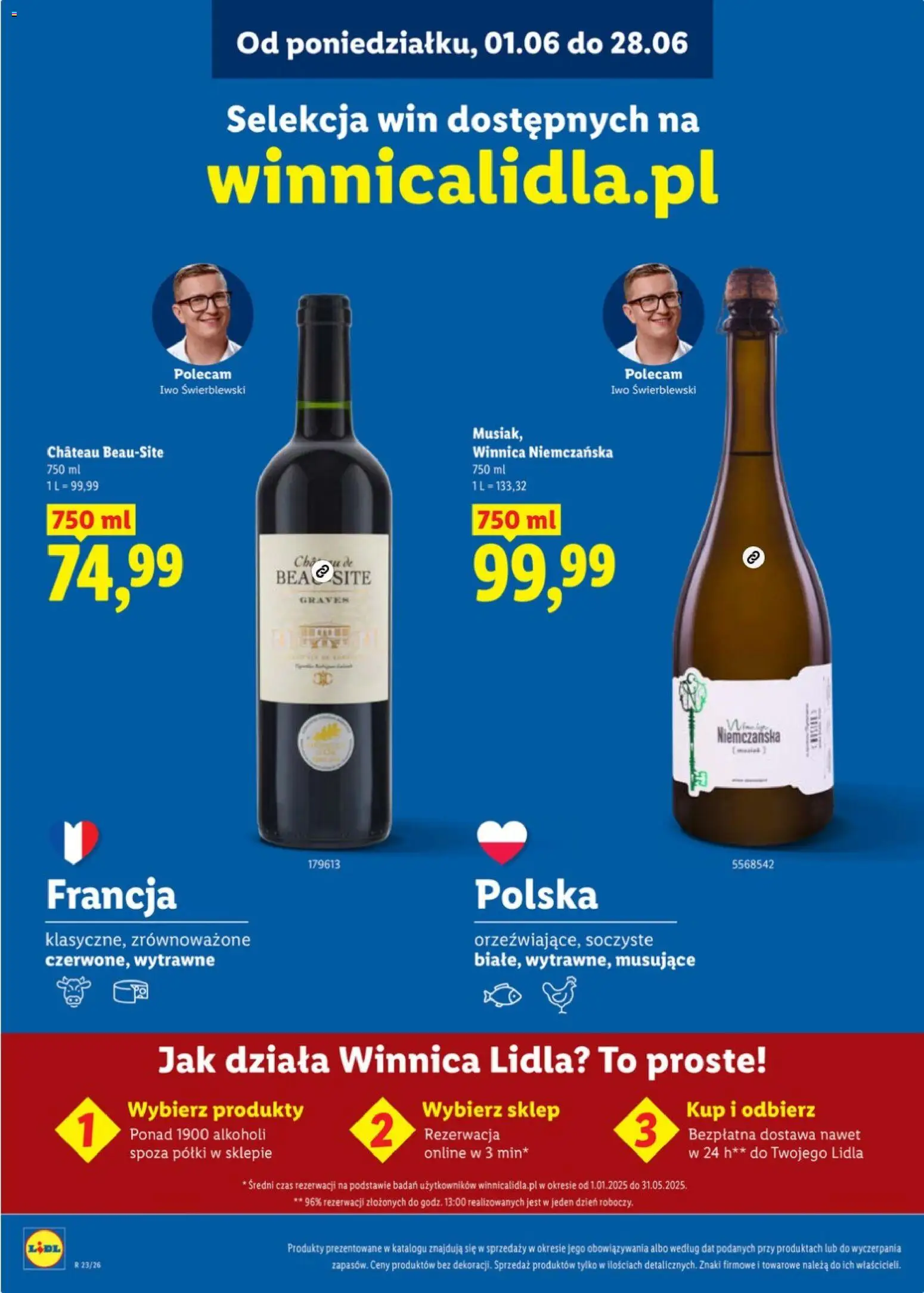 Lidl Katalog karta win od 01.06.2026 | Strona: 25 | Produkty: Wino