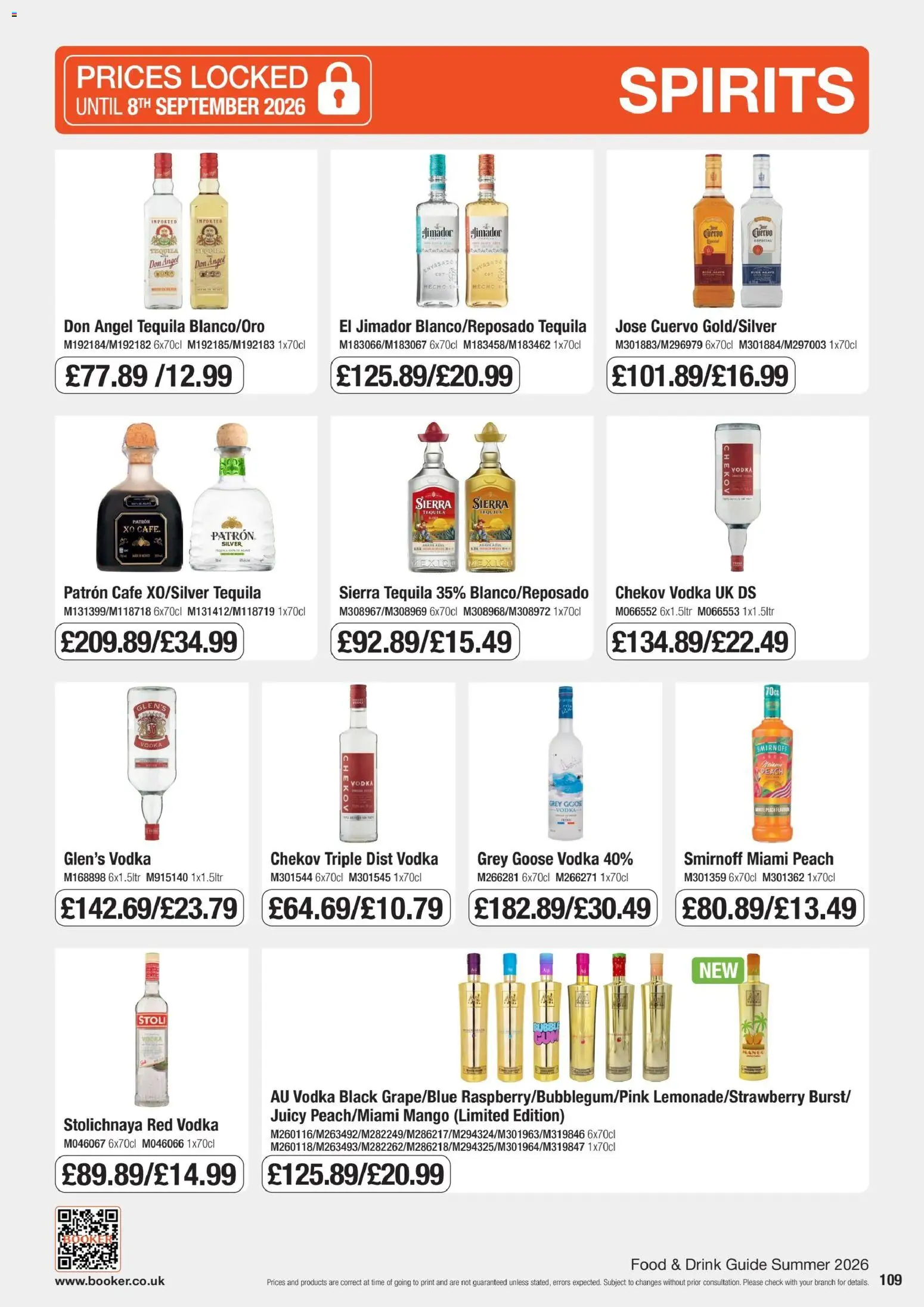 {H1} | Page: 109 | Products: Vodka, Mango