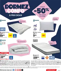 Conforama - Prévisualisation de Conforama catalogue valide à partir de 09.06.2026 | Page: 3 | Produits: Surmatelas, Enveloppe, Matelas, Couette