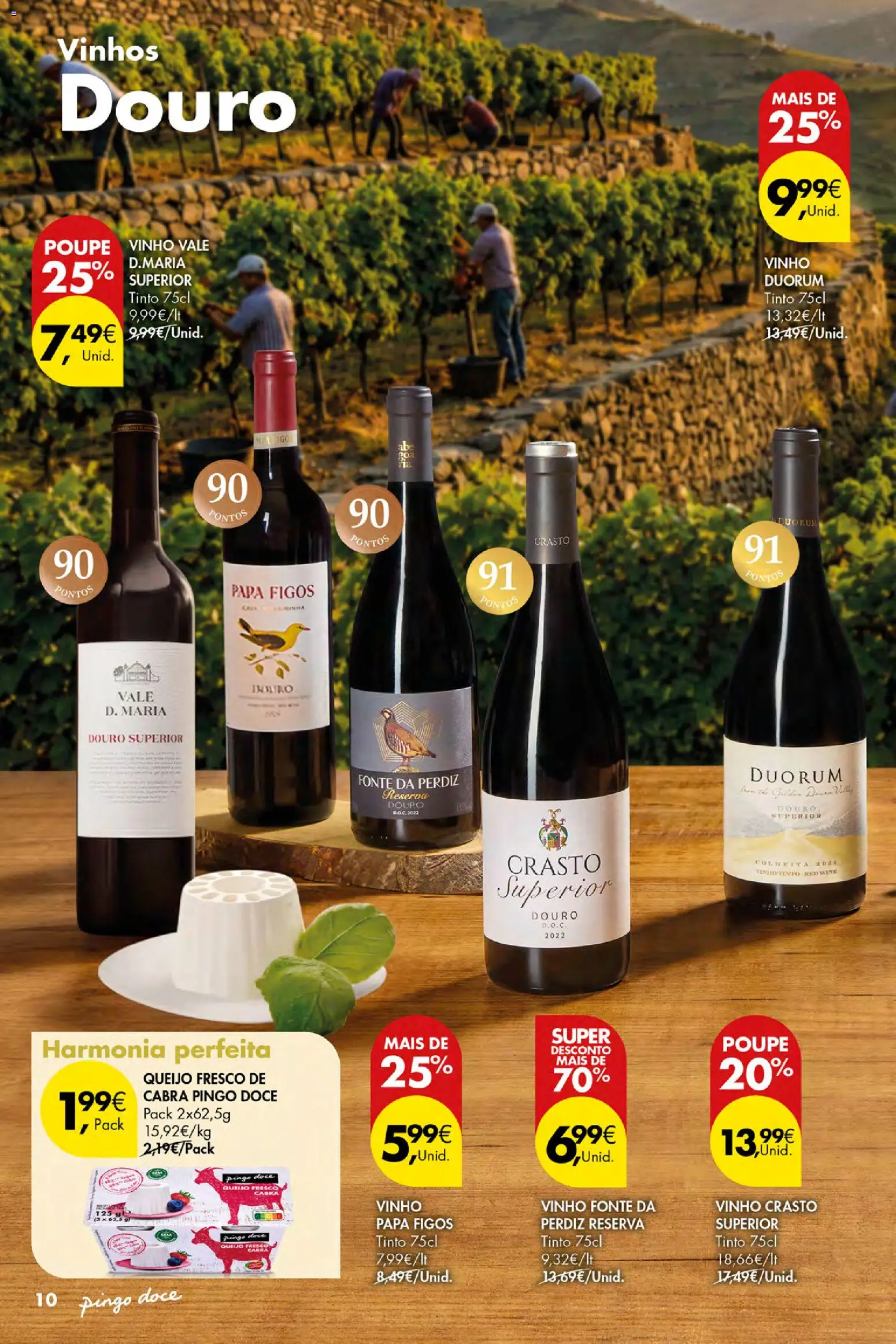 Pingo Doce Vinhos e Sabores de Portugal Açores │ válido de 17/09/2026 | Página: 10 | Produtos: Figos, Papa, Queijo, Vinho