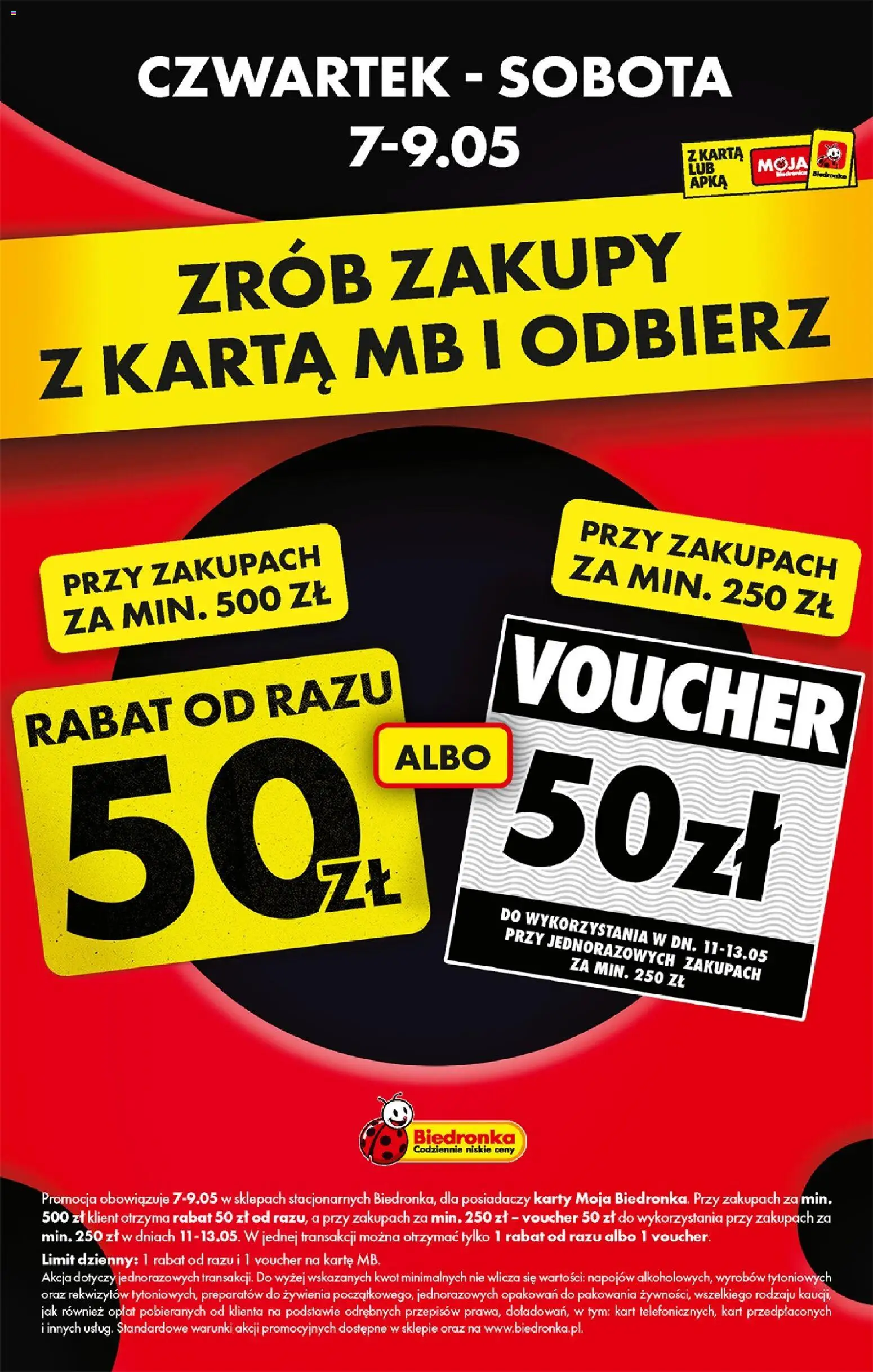 Biedronka Polsko leták - Tani weekend od 08.05.2026 | Strana: 3 | Produkty: Karty