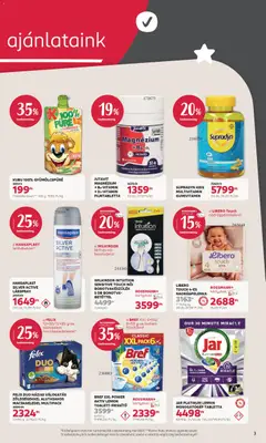 Rossmann akciós újság - amely érvényes a következő dátumtól: 20.04.2026 | Oldal: 3 | Termékek: Őszibarack, Mosogatógép, Borotva, Multivitamin