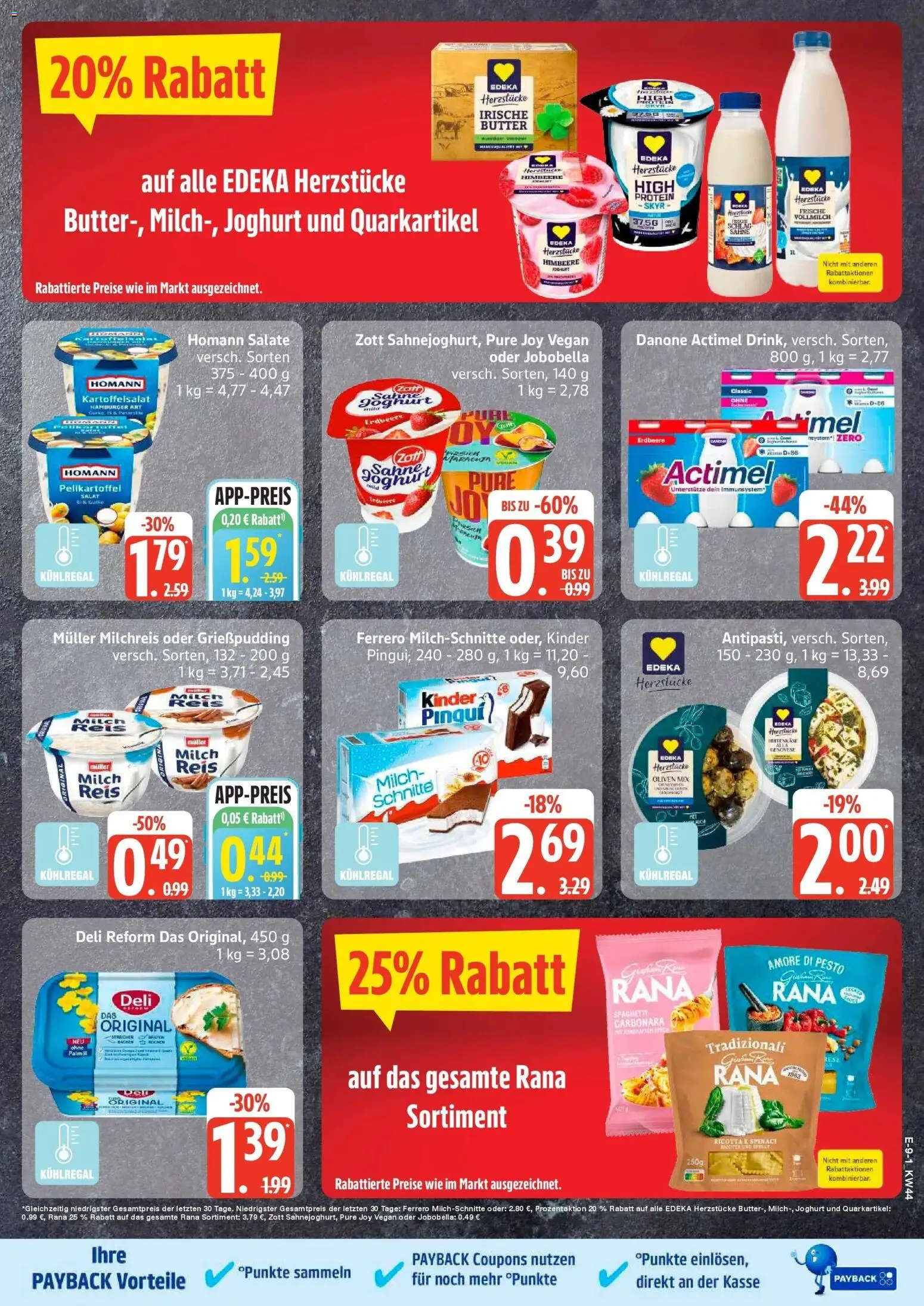 Edeka Prospekt Rostock (ab 26.10.2026) » Angebote Online | Seite: 13 | Produkte: Spaghetti, Skyr, Reis, Salat