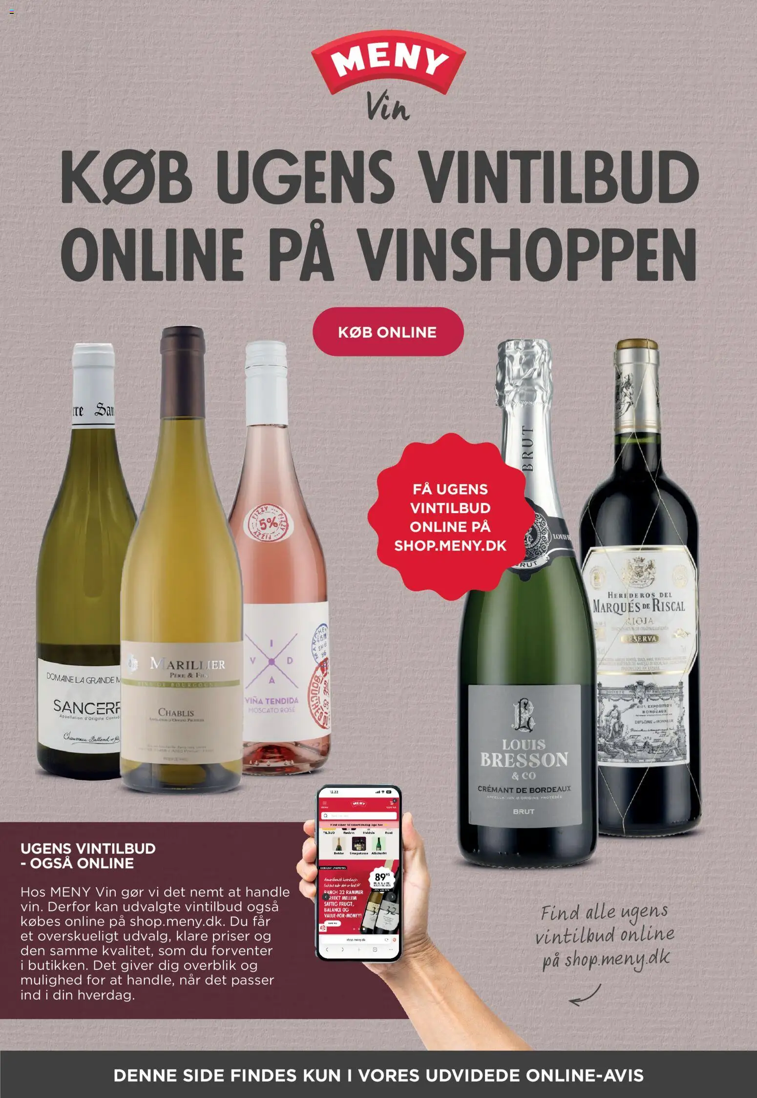Meny tilbudsavis – gyldig fra 29.05.2026 | Side: 17 | Produkter: Rammer, Vin, Øl, Søm