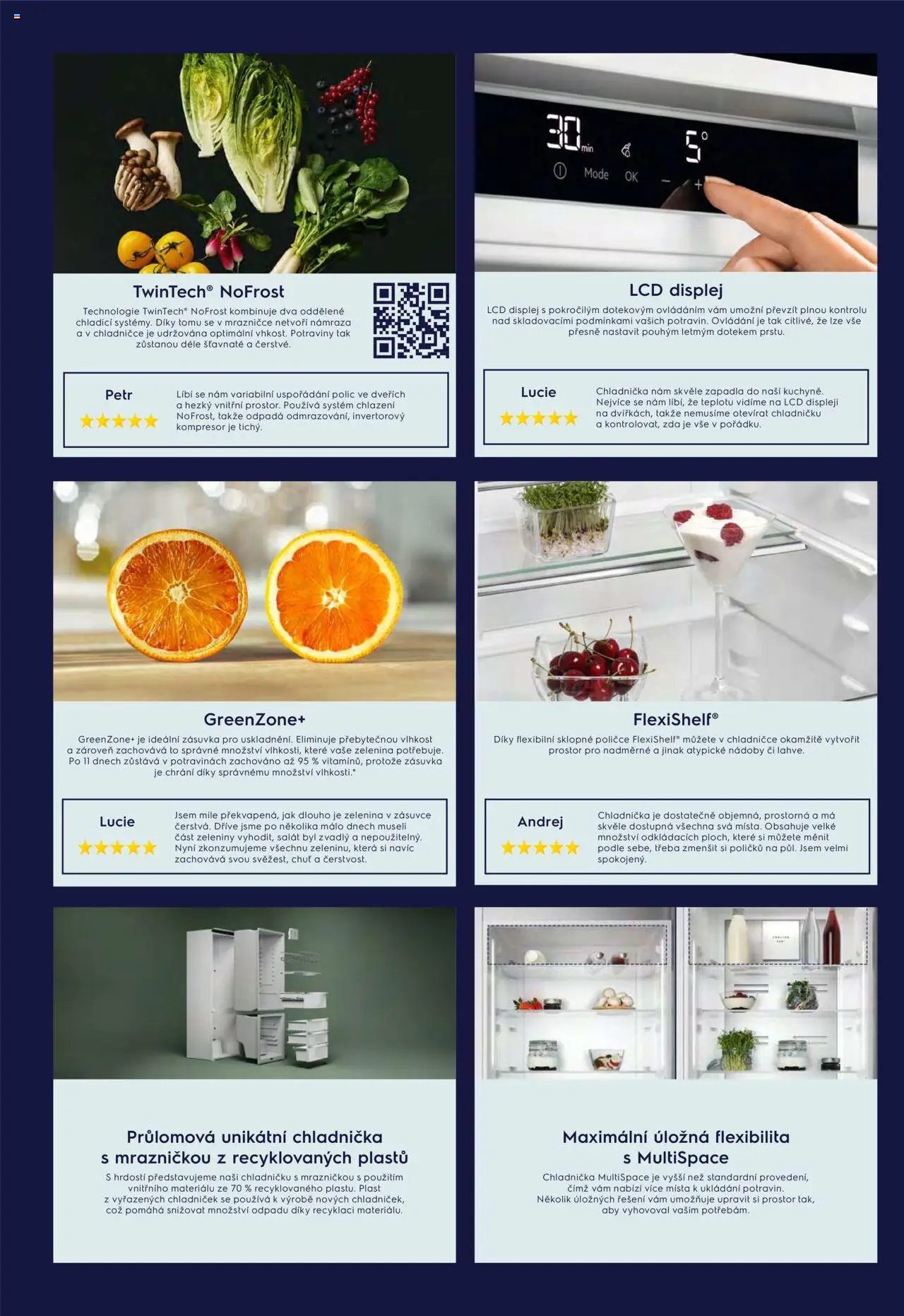 Möbelix leták - Electrolux od 01.04.2025 | Strana: 16 | Produkty: Chladnička, Zelenina, Potraviny, Zásuvka