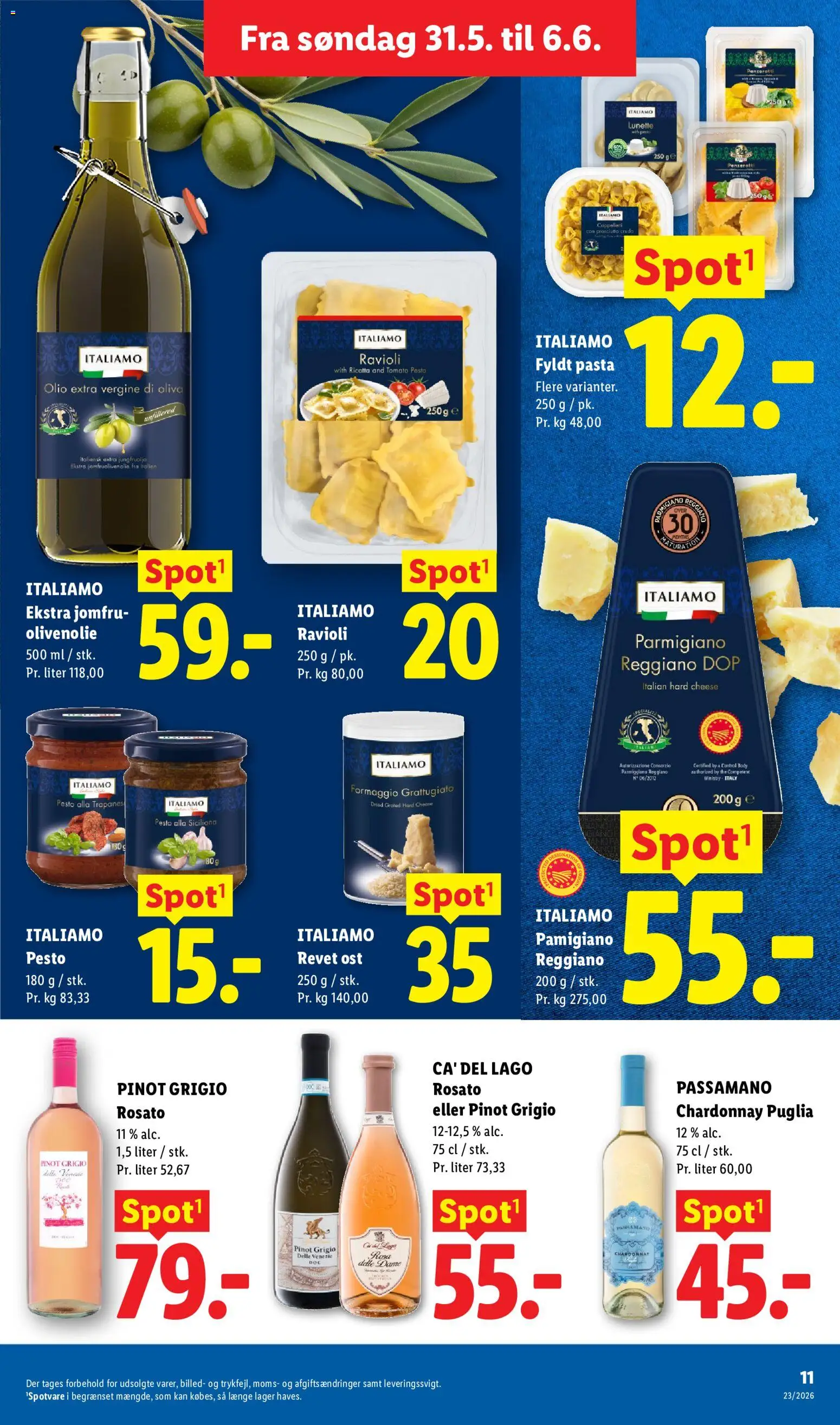 Lidl tilbudsavis – gyldig fra 31.05.2026 | Side: 15 | Produkter: Ost, Pesto, Fyldt pasta, Søm