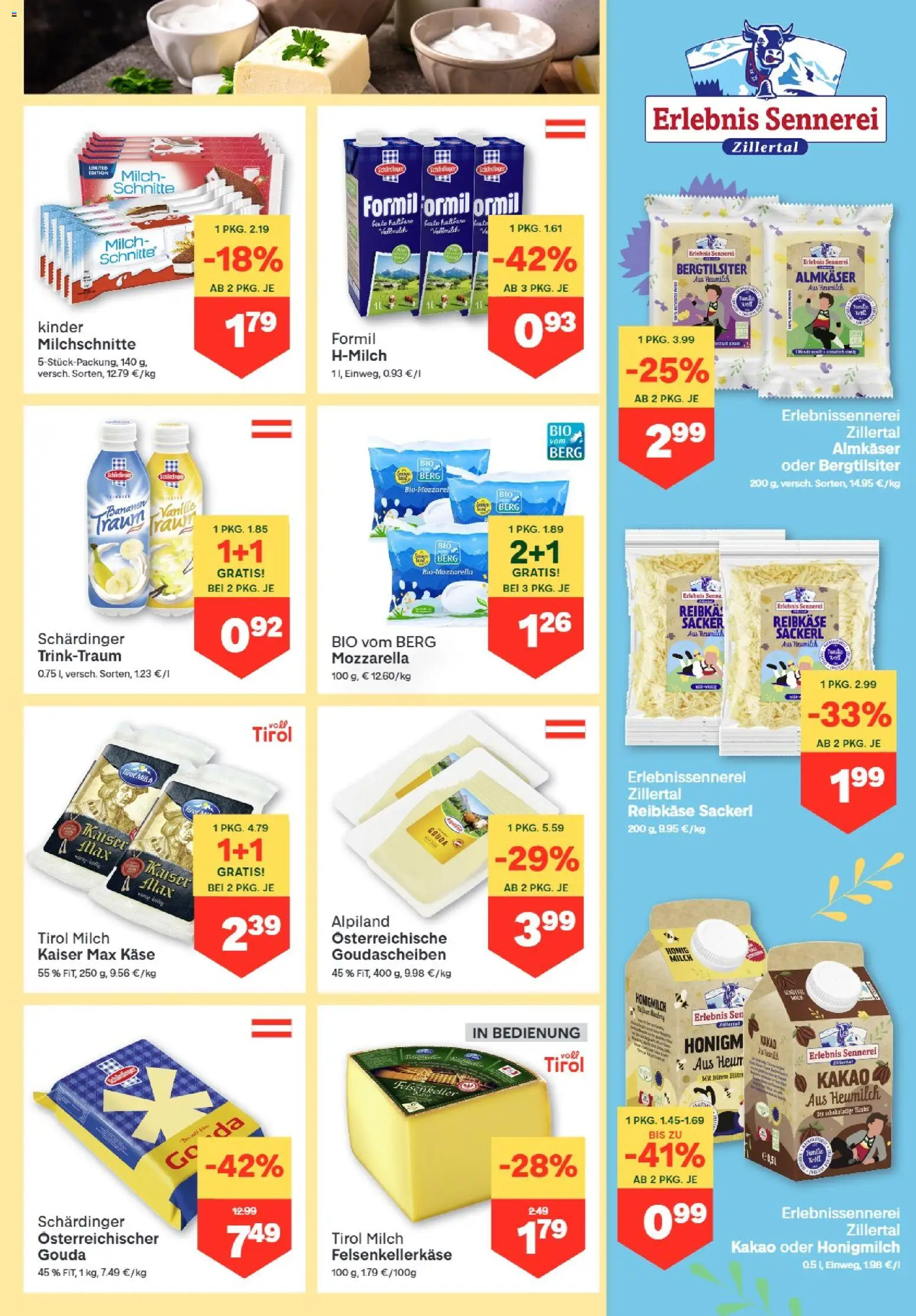 MPREIS Altenmarkt im Pongau gültig ab 15.10.2026 | Seite: 5 | Produkte: Vanille, Milch, Käse, Bananen