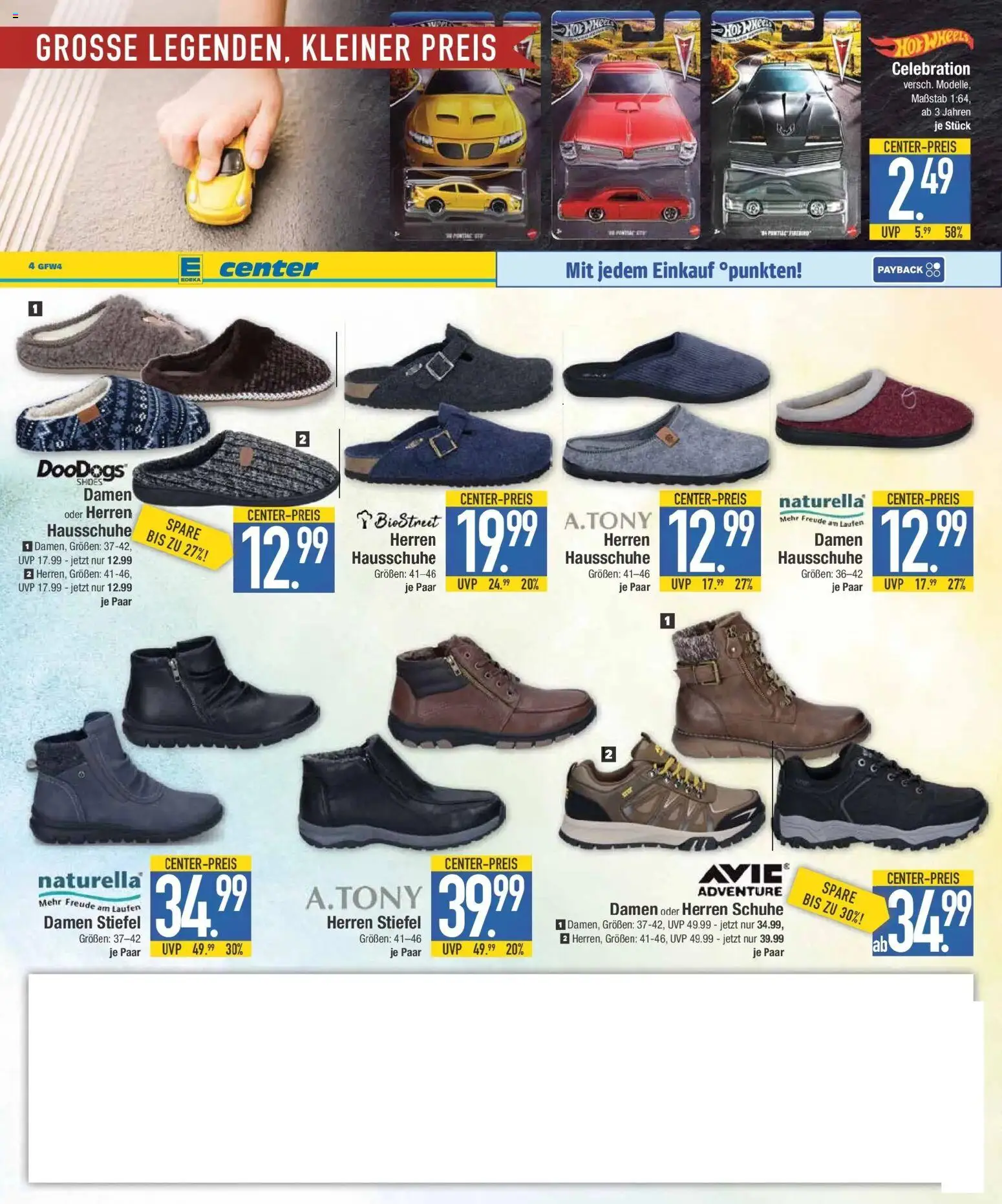 E center Prospekt Krumbach (ab 31.08.2026) zum Blättern | Seite: 26 | Produkte: Stiefel, Hausschuhe