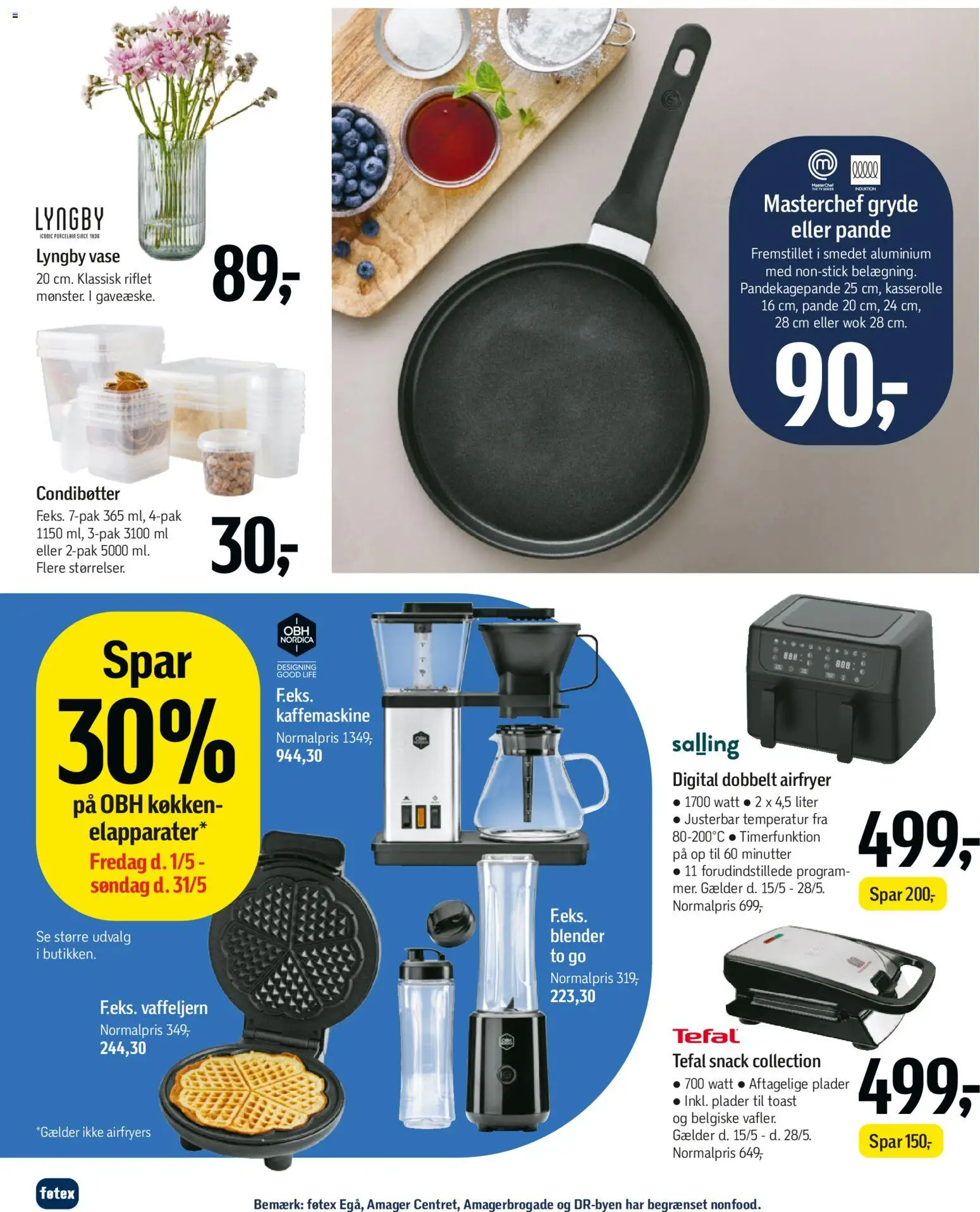 Føtex tilbudsavis – gyldig fra 15.05.2026 | Side: 61 | Produkter: Vase, Kaffemaskine
