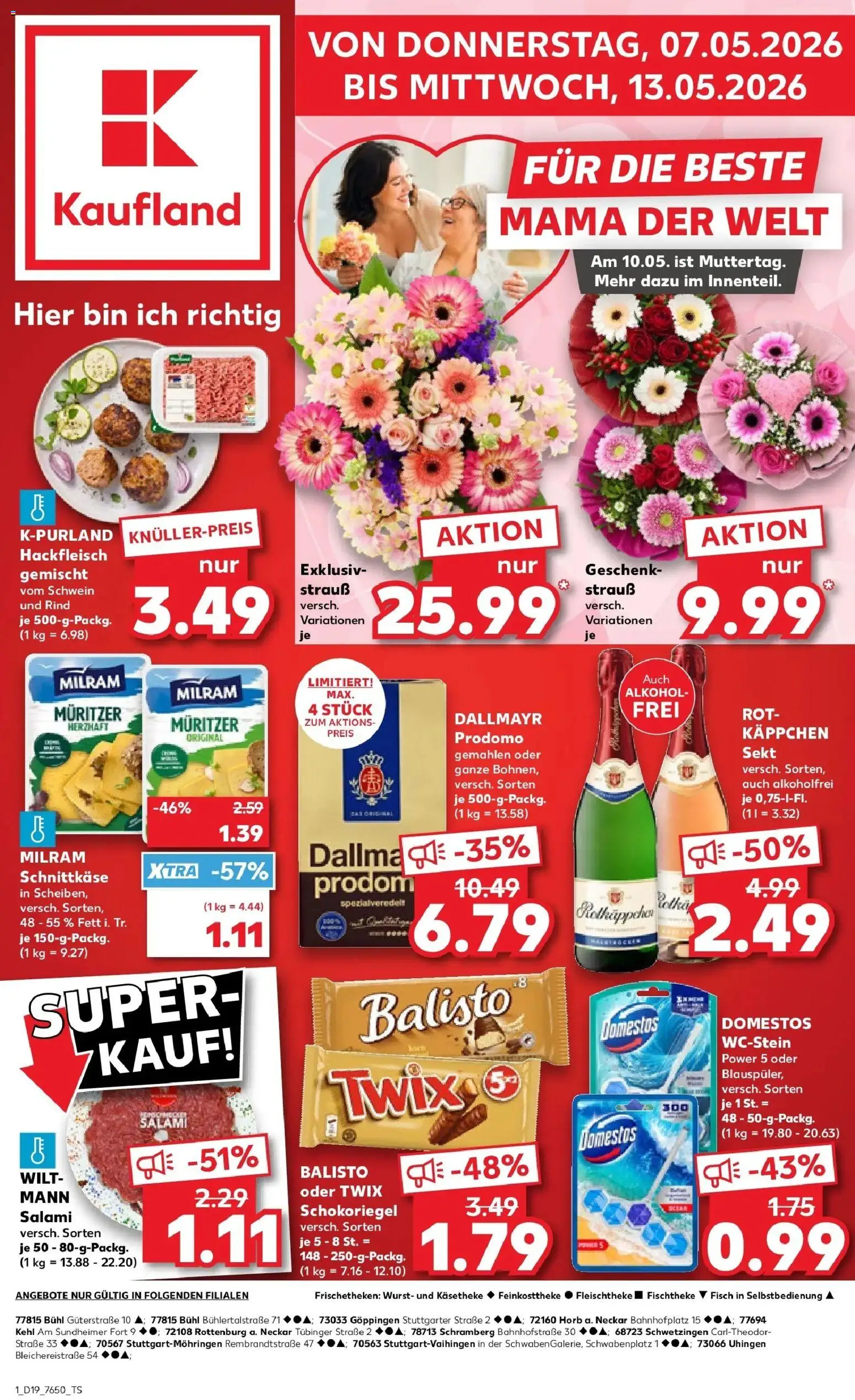 Kaufland Prospekt Horb Am Neckar	 – gültig ab 03.05.2026 | Seite: 6 | Produkte: Sekt, Fisch, Wurst, Salami