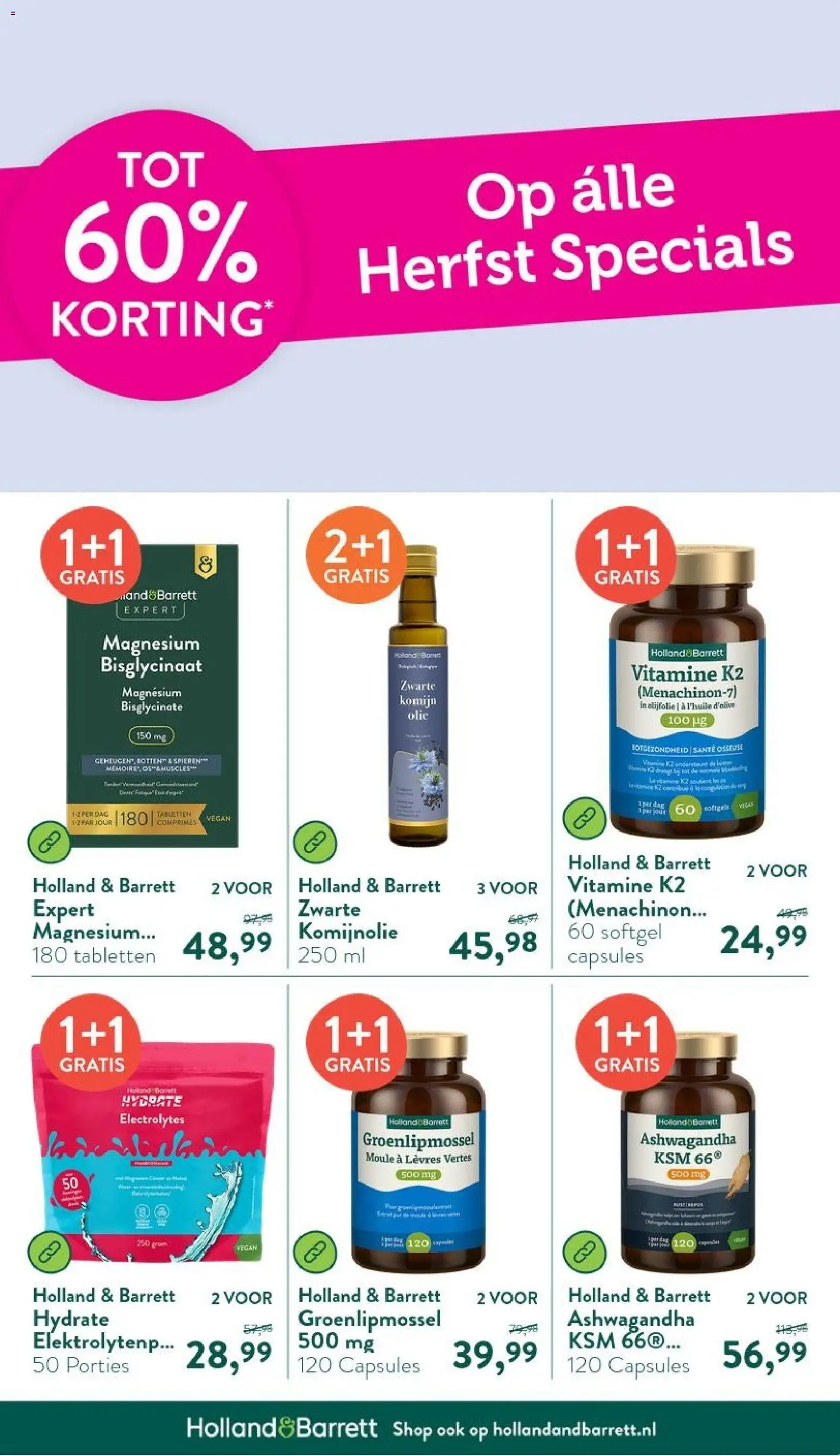 {H1} | Pagina: 35 | Producten: Olijfolie, Capsules, Ashwagandha, Komijn