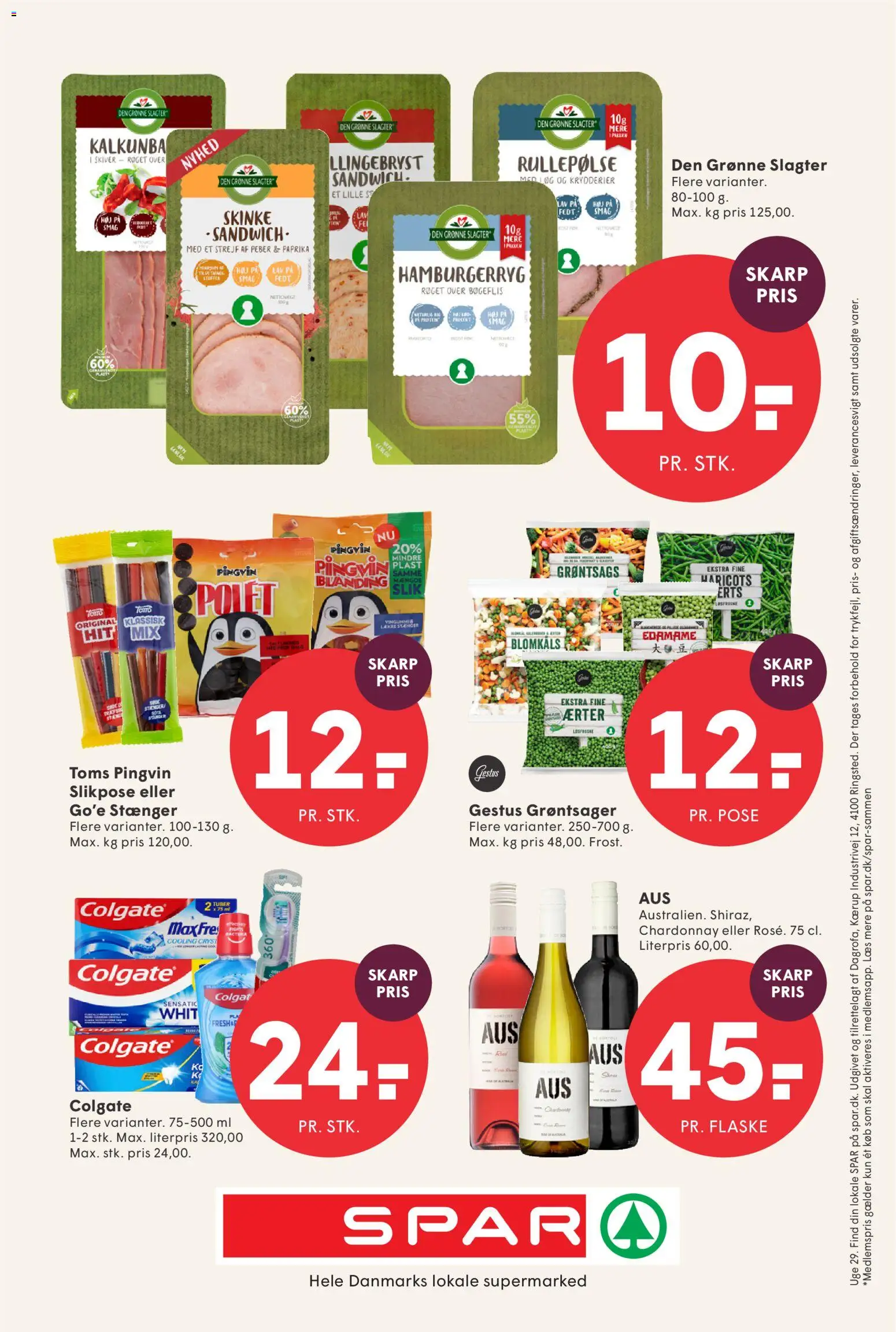 Spar tilbudsavis – gyldig fra 10/07/2026 | Side: 18 | Produkter: Skinke, Rullepølse, Peber, Ærter